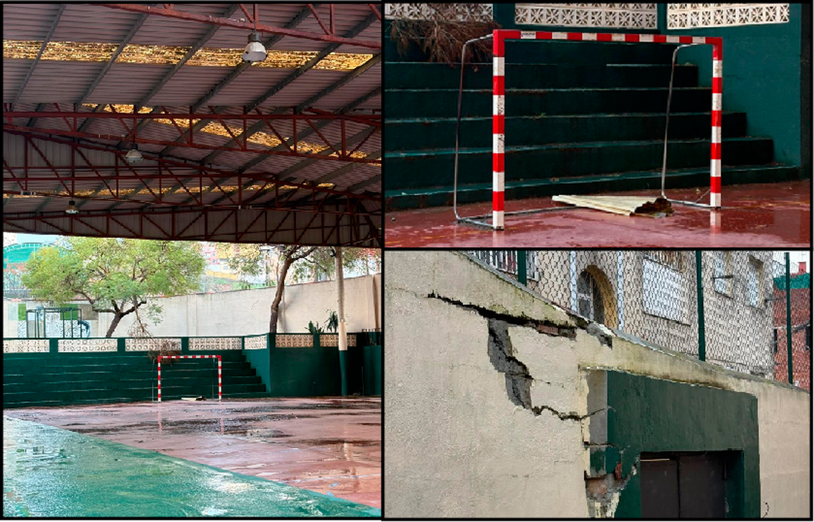 Imagen de cómo se encuentran las instalaciones del CEIP Federico García Lorca