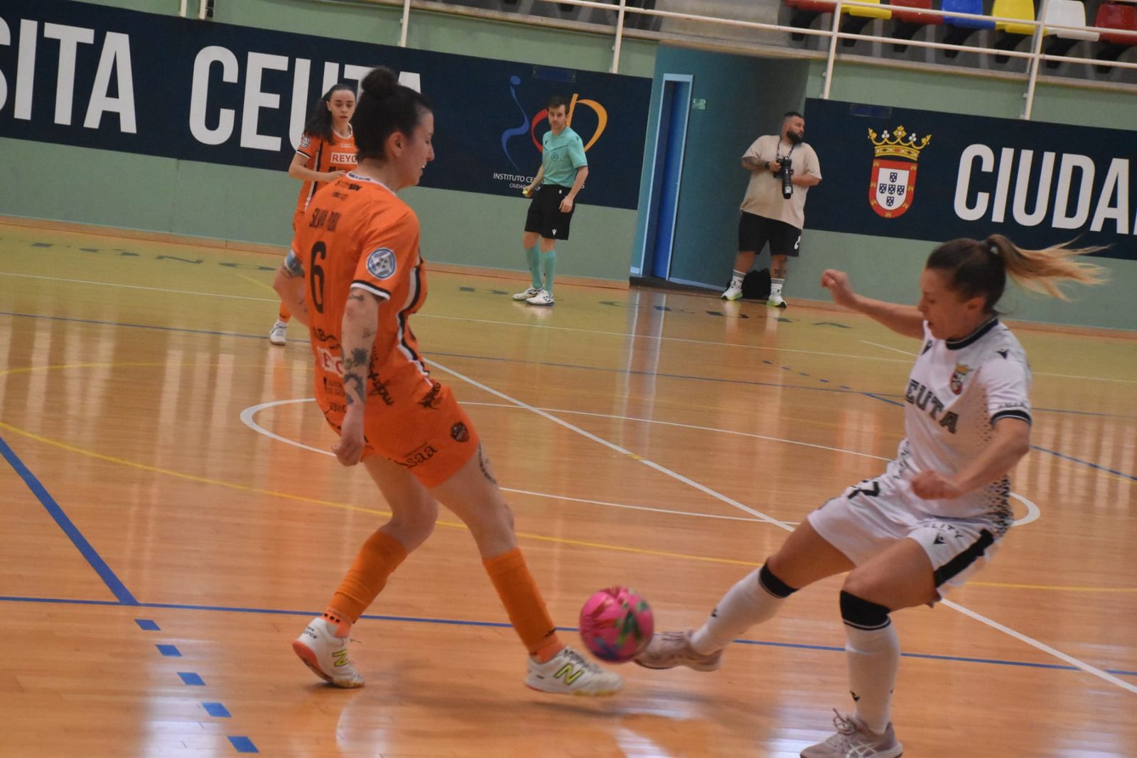 Partido AD Ceuta frente al Burela