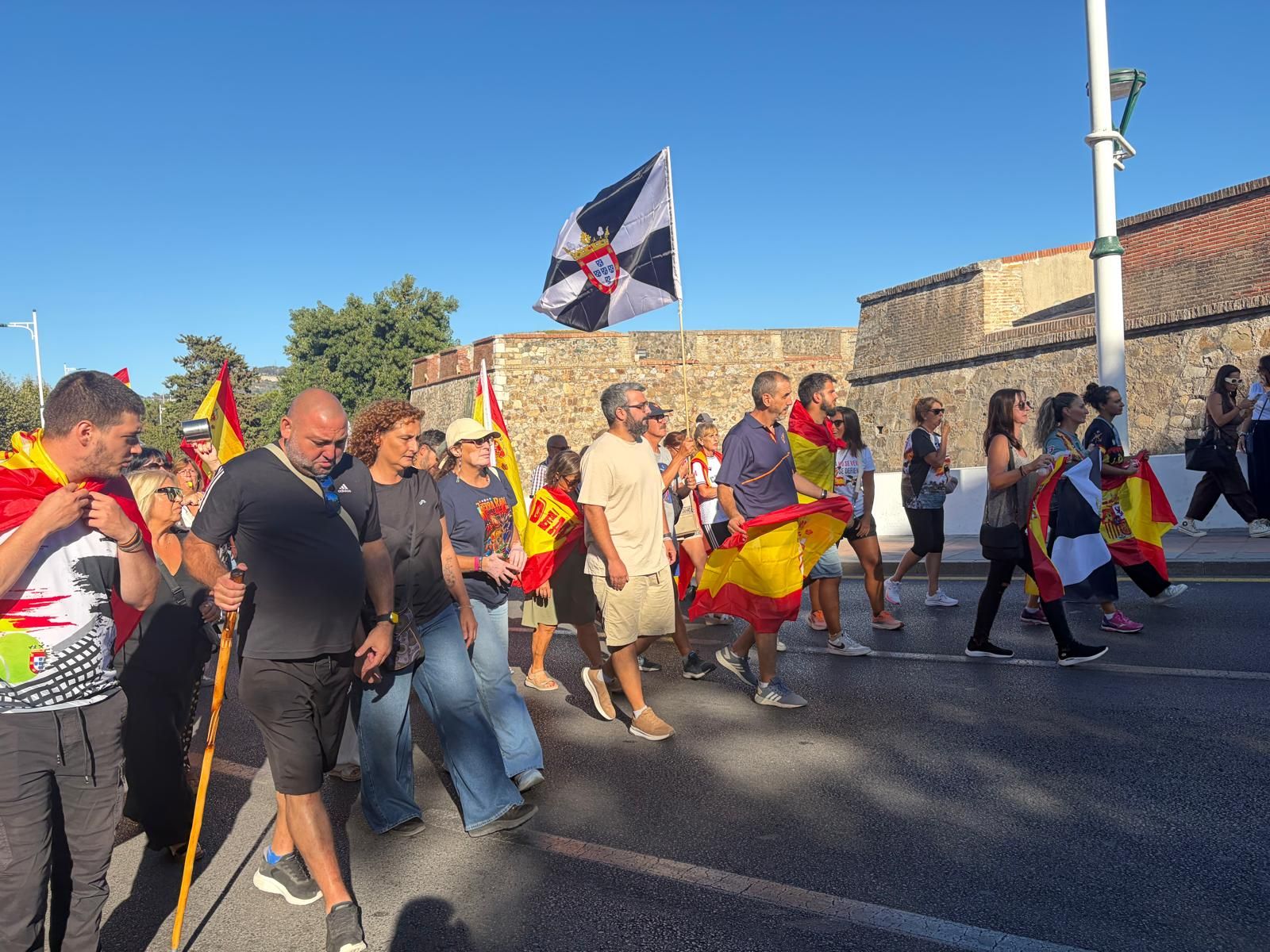 La ‘sentada pacífica’: una nueva manifestación hasta la frontera y en contra la violencia