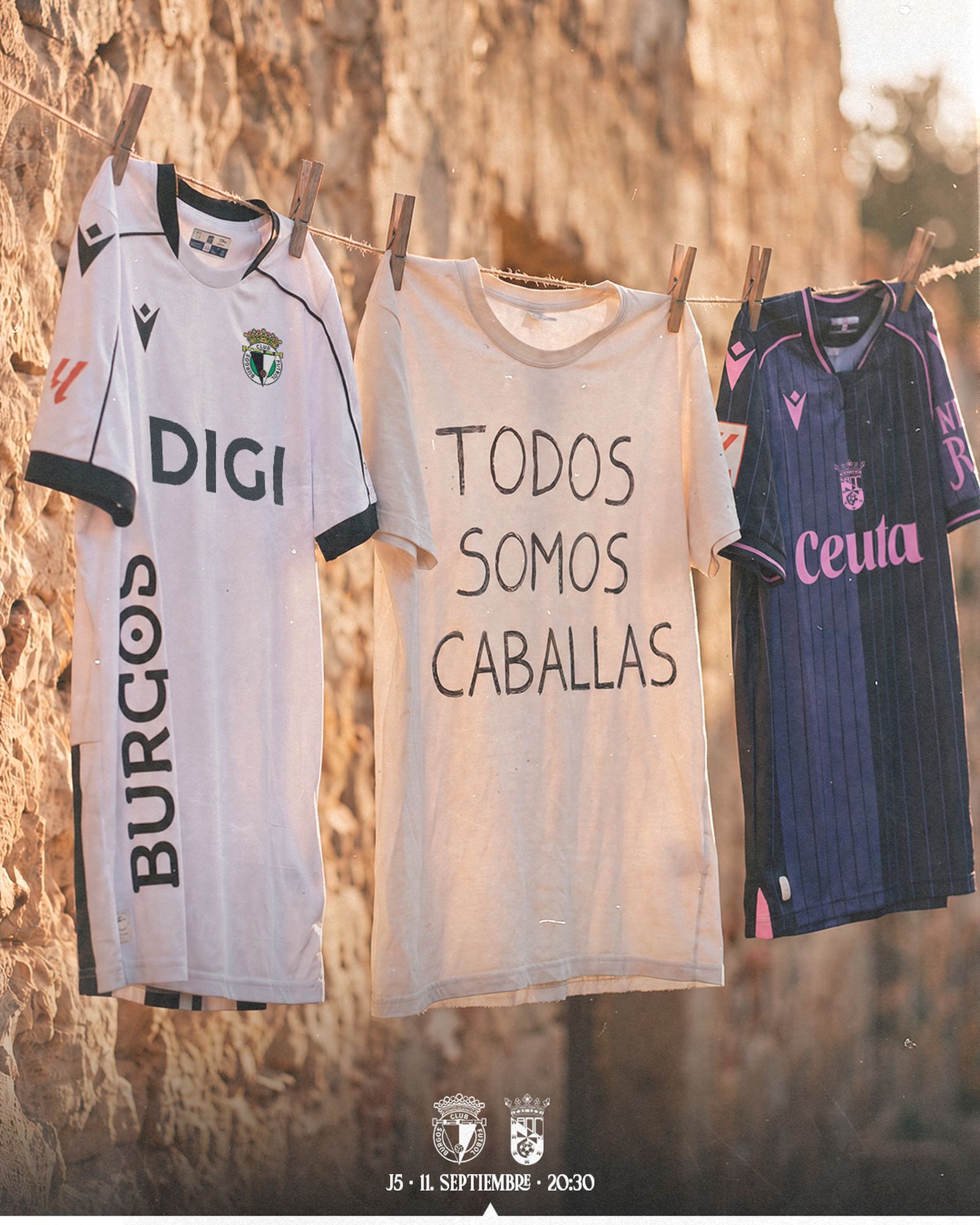 Imagen promocional del encuentro en homenaje al Ceuta y a la Ciudad