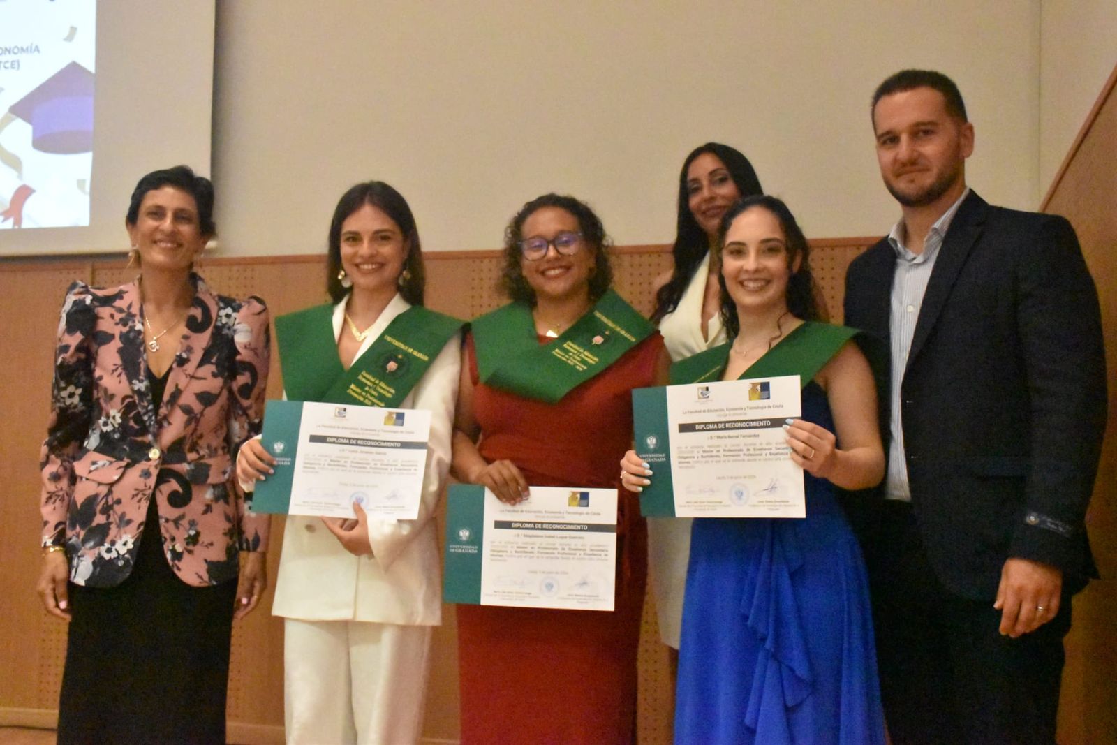 Graduación en el Campus de los posgrados de la Universidad de Granada en Ceuta