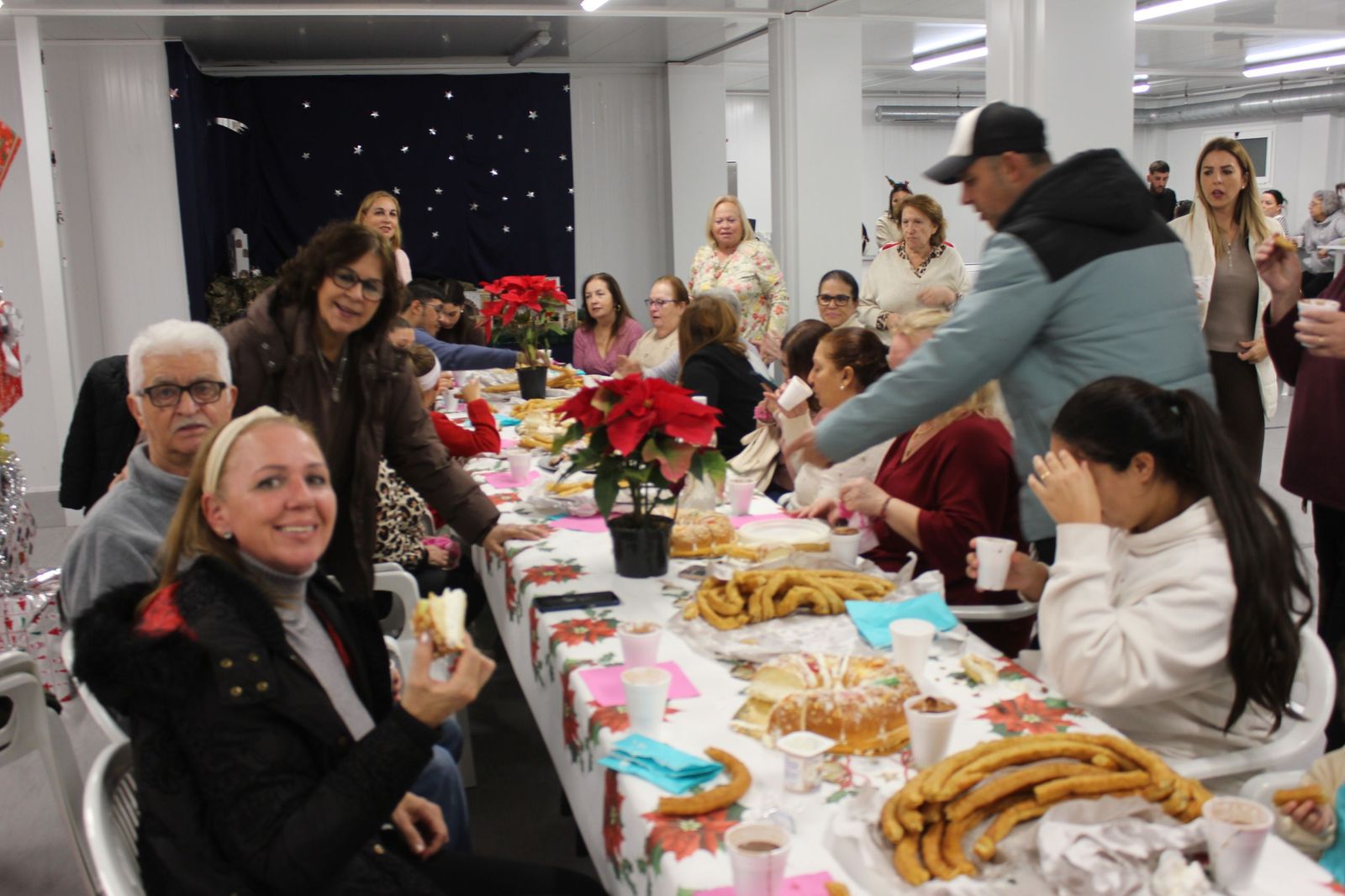 Una chocolatada especial en Juan XXIII