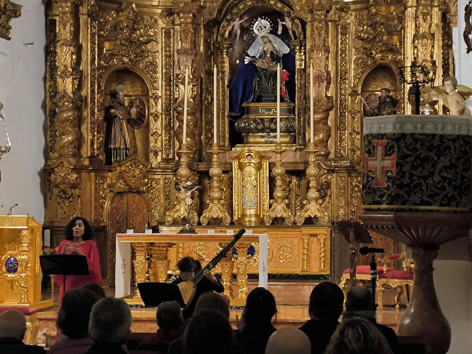 El dúo musical Dolce Rima ilumina el Santuario de Nuestra Señora de África