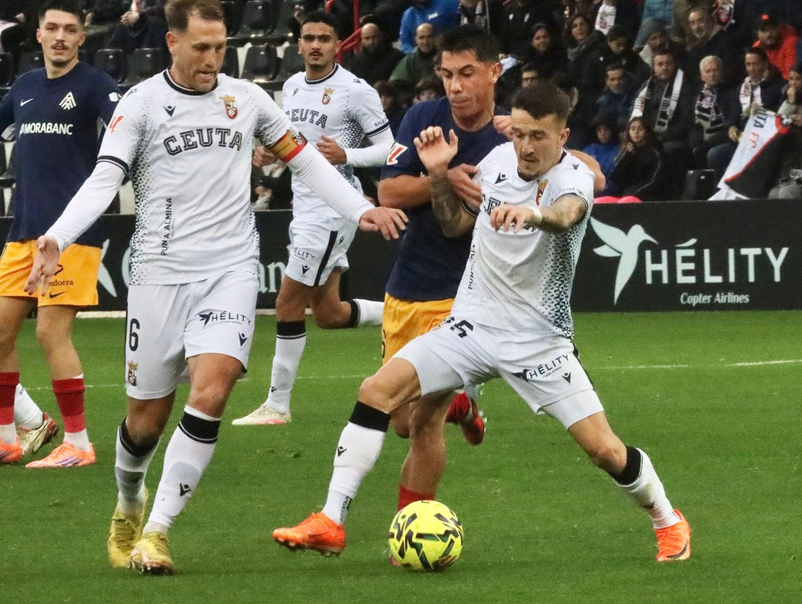 La AD Ceuta se muestra sólido ante un buen Andorra