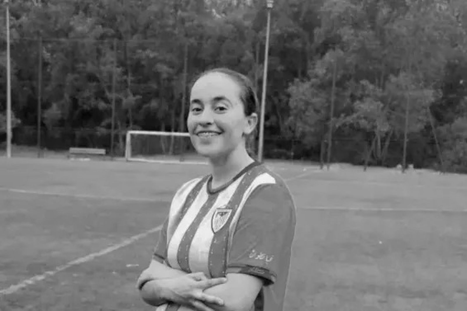 Faten Ben Amar El Azizi, con la camiseta de su club