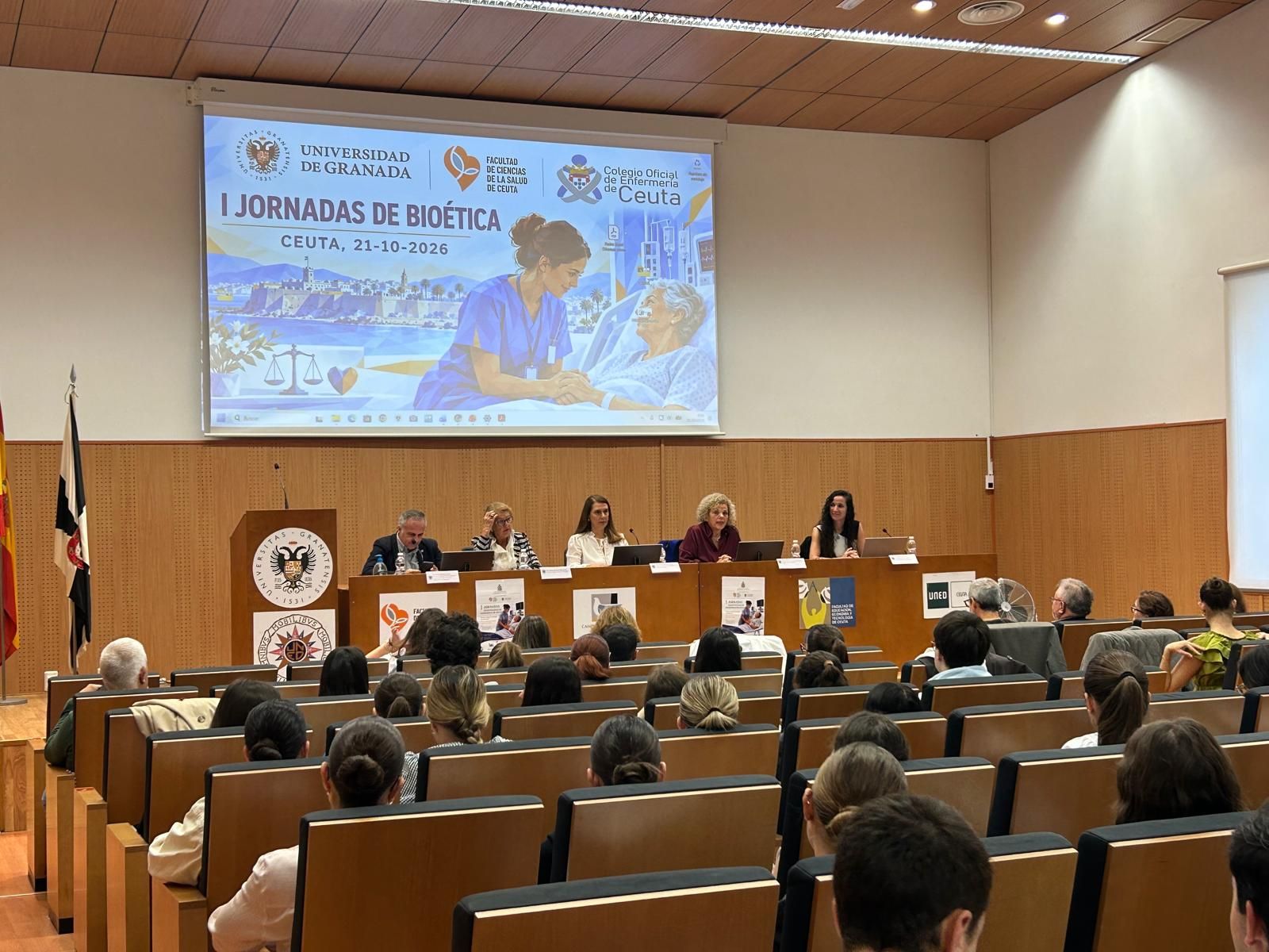 I Jornadas Deontológicas Enfermeras de Ceuta en el campus de la UGR