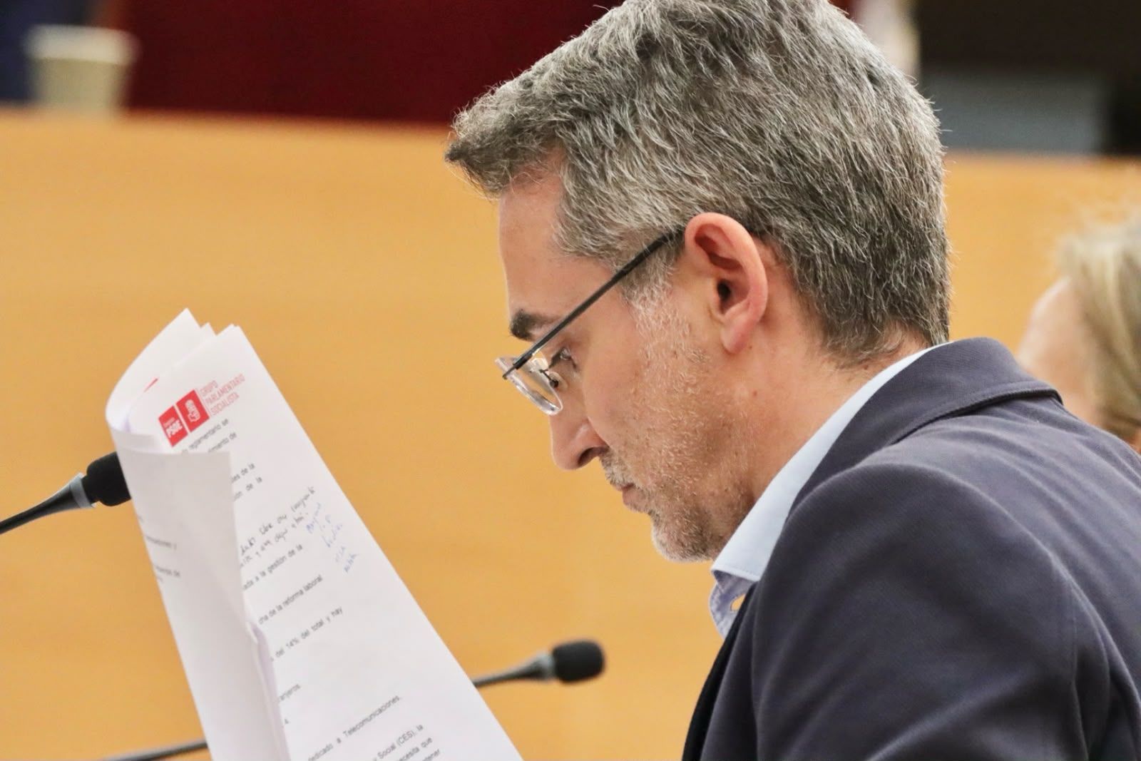 Sebastián Guerrero durante el pleno de este miércoles