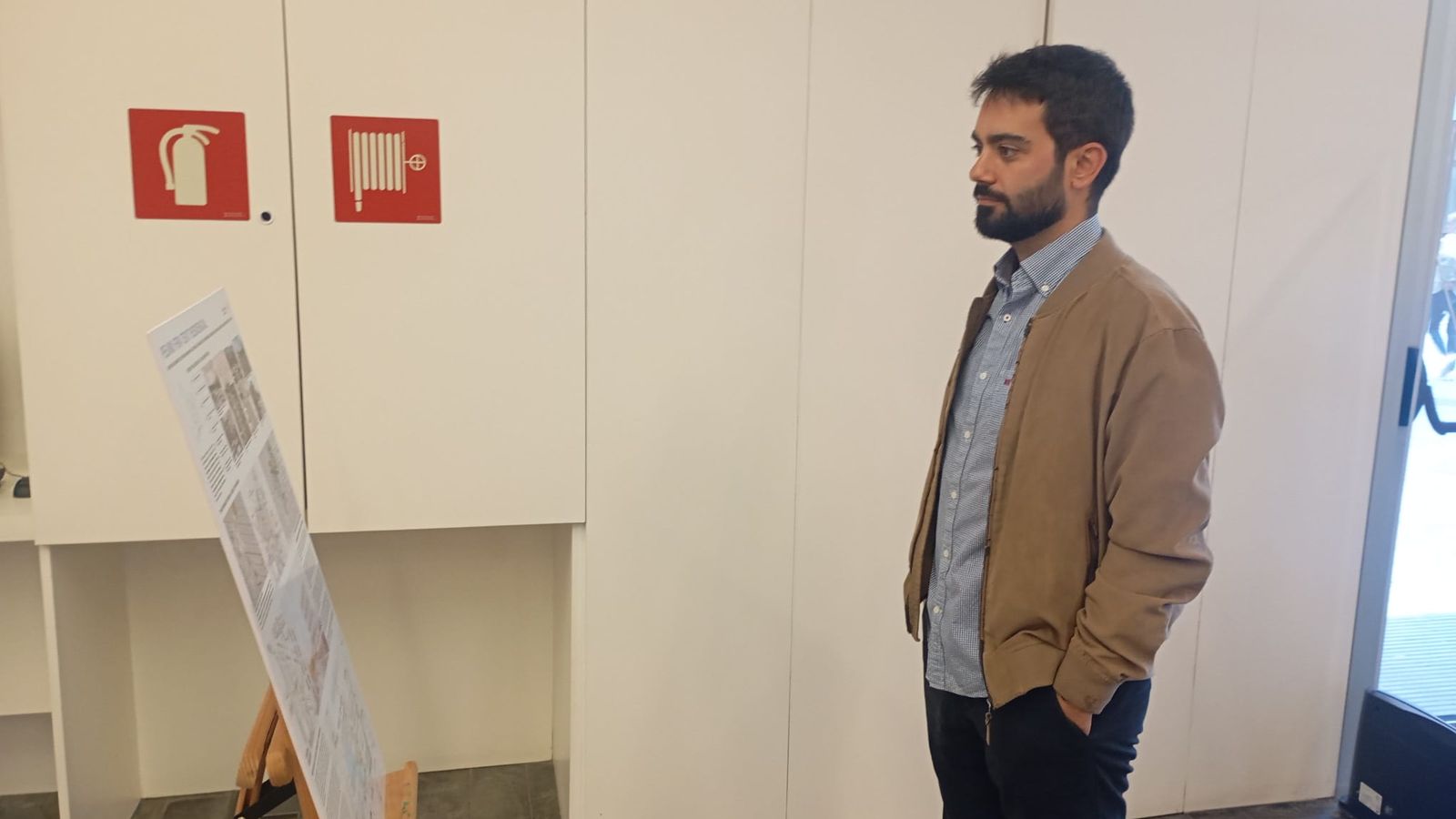 Uno de los asistentes a las jornadas