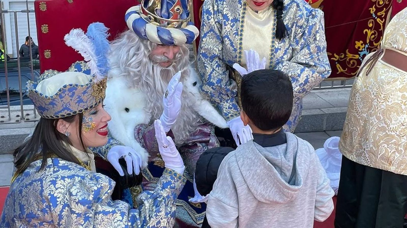 Viista de los Reyes Magos en años anteriores