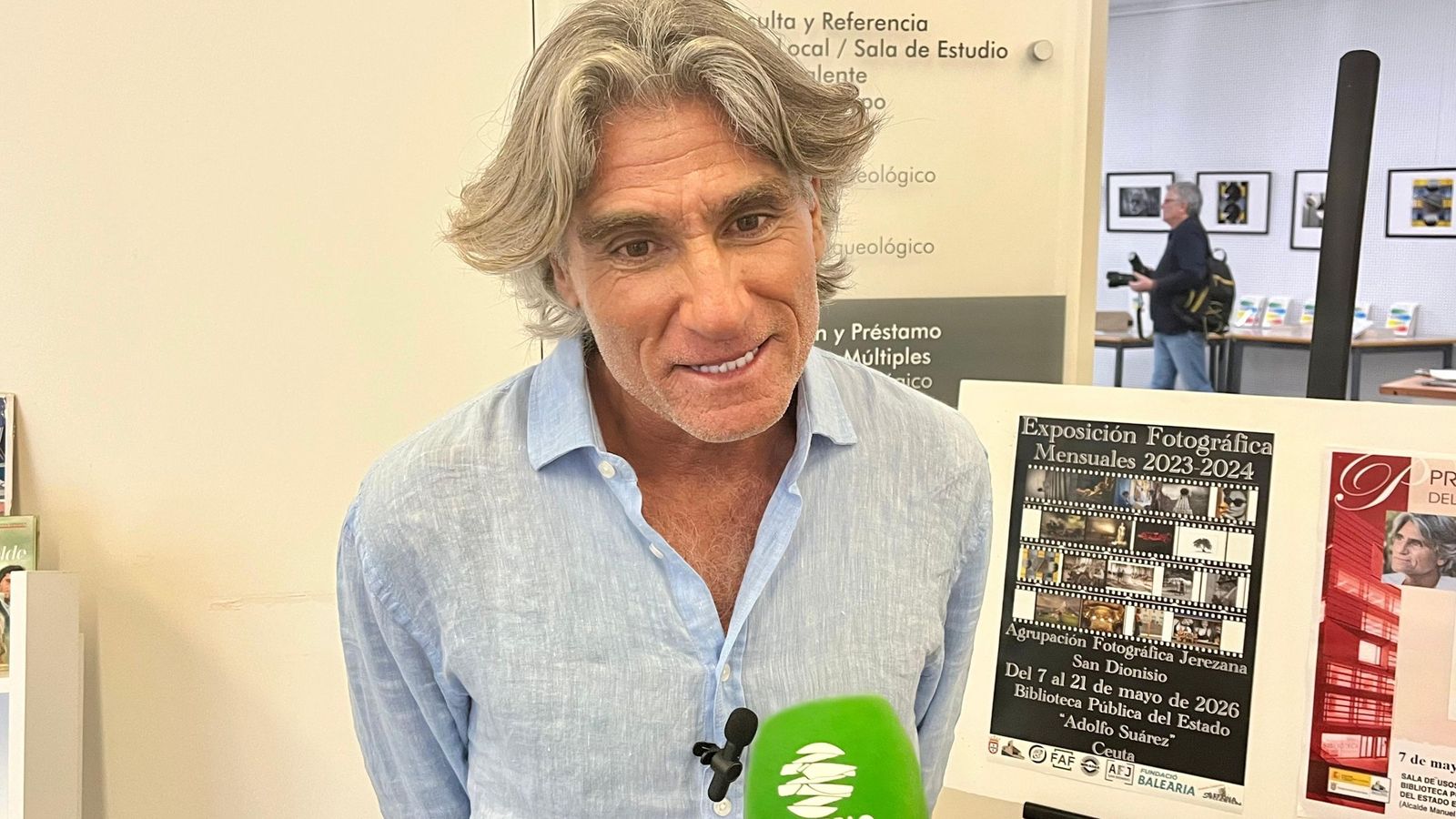 El coach emocional Pepe Imaz en declaraciones a El Pueblo antes de presentar su libro en la biblioteca pública