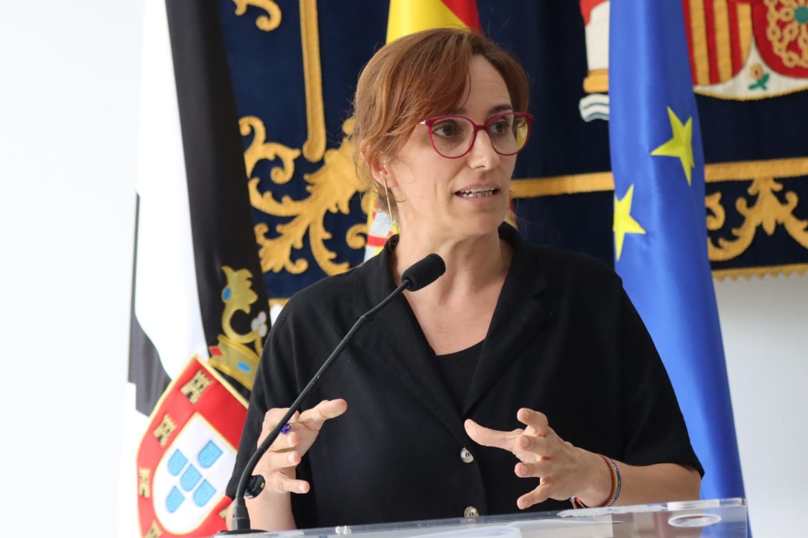 La ministra de Sanidad, Mónica García, comparece en Ceuta