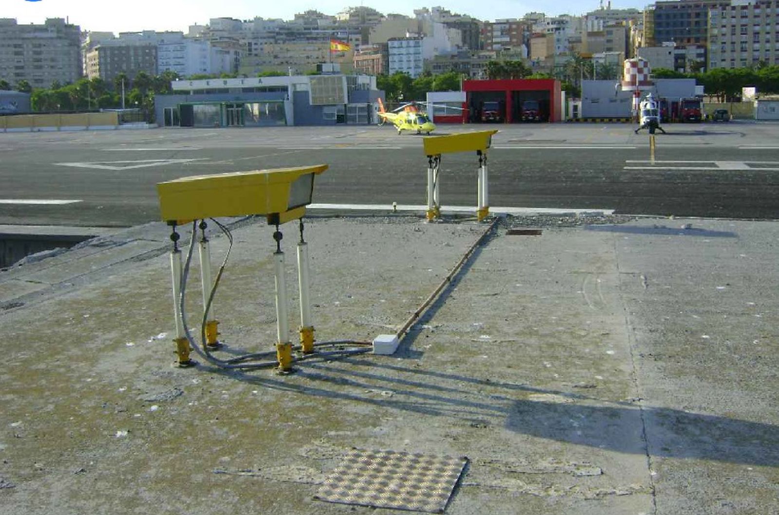 Aena impulsa una reforma integral del helipuerto de Ceuta con una inversión de casi 4 millones