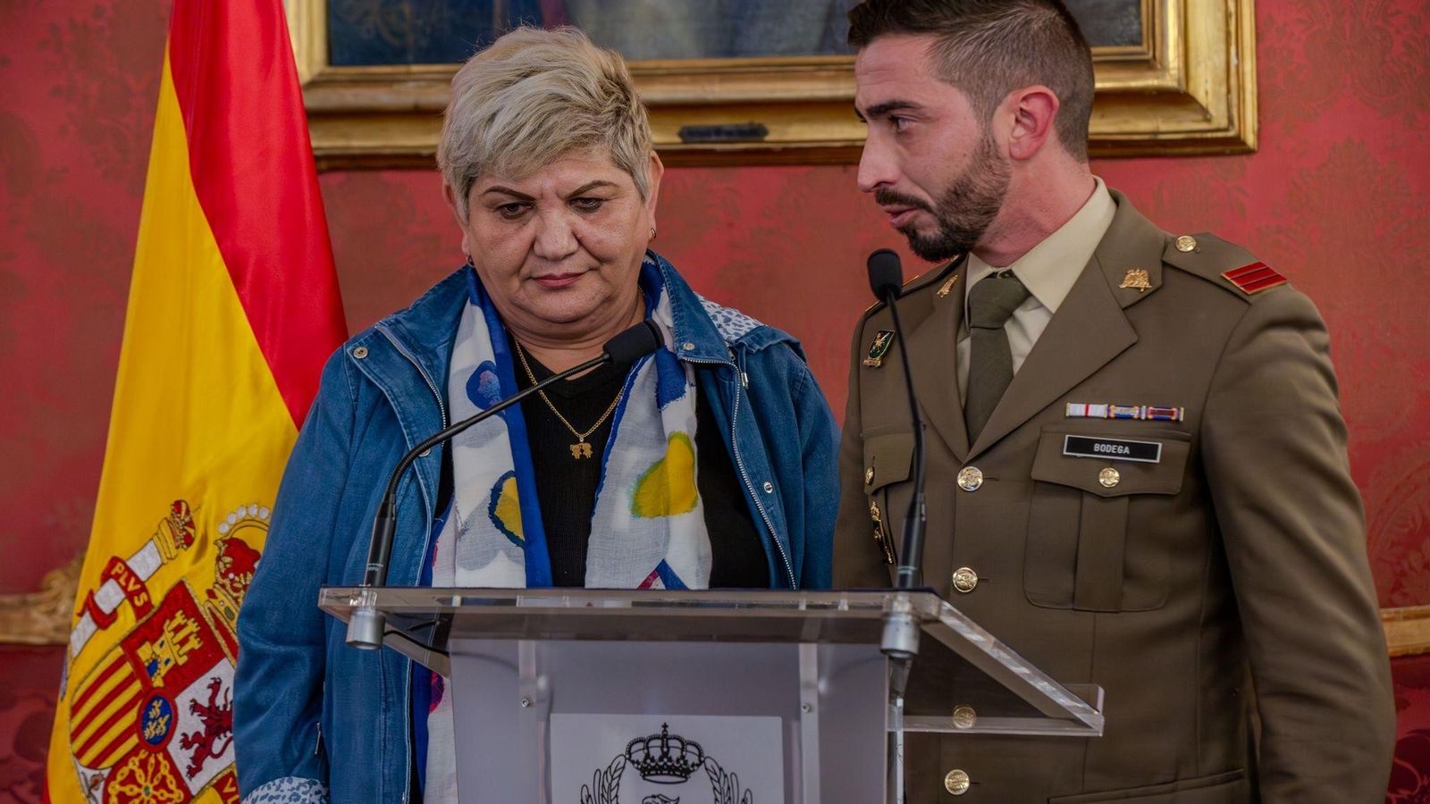 Acto del Ejército de Tierra, con la presencia de la ministra de Defensa y del Jefe de Estado Mayor del Ejército de Tierra