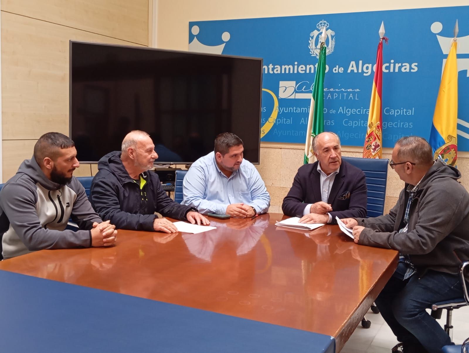 Reunión Landaluce-SITA