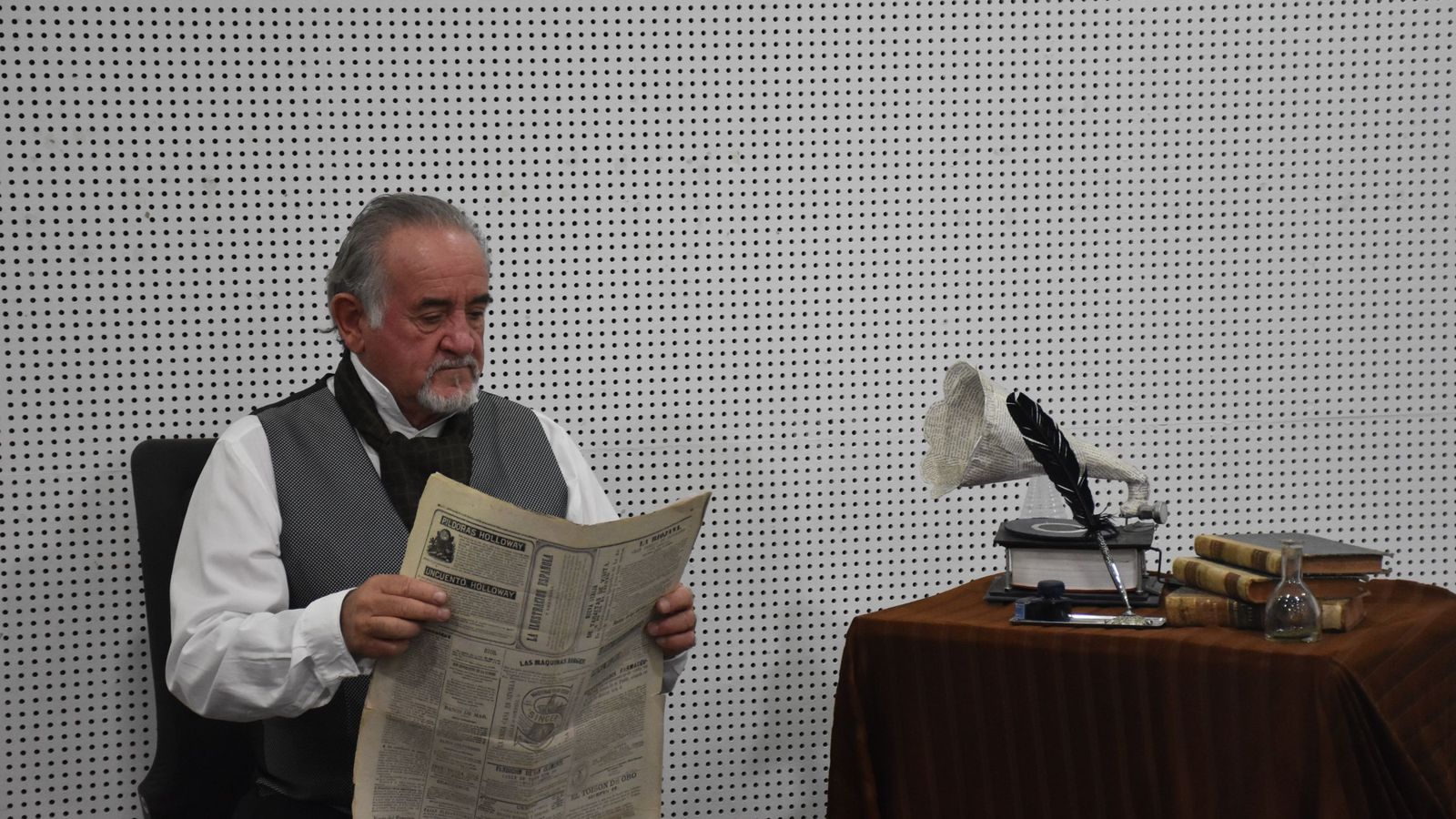 Rubén de Miguel interpretando al doctor Sloper de Washington Square