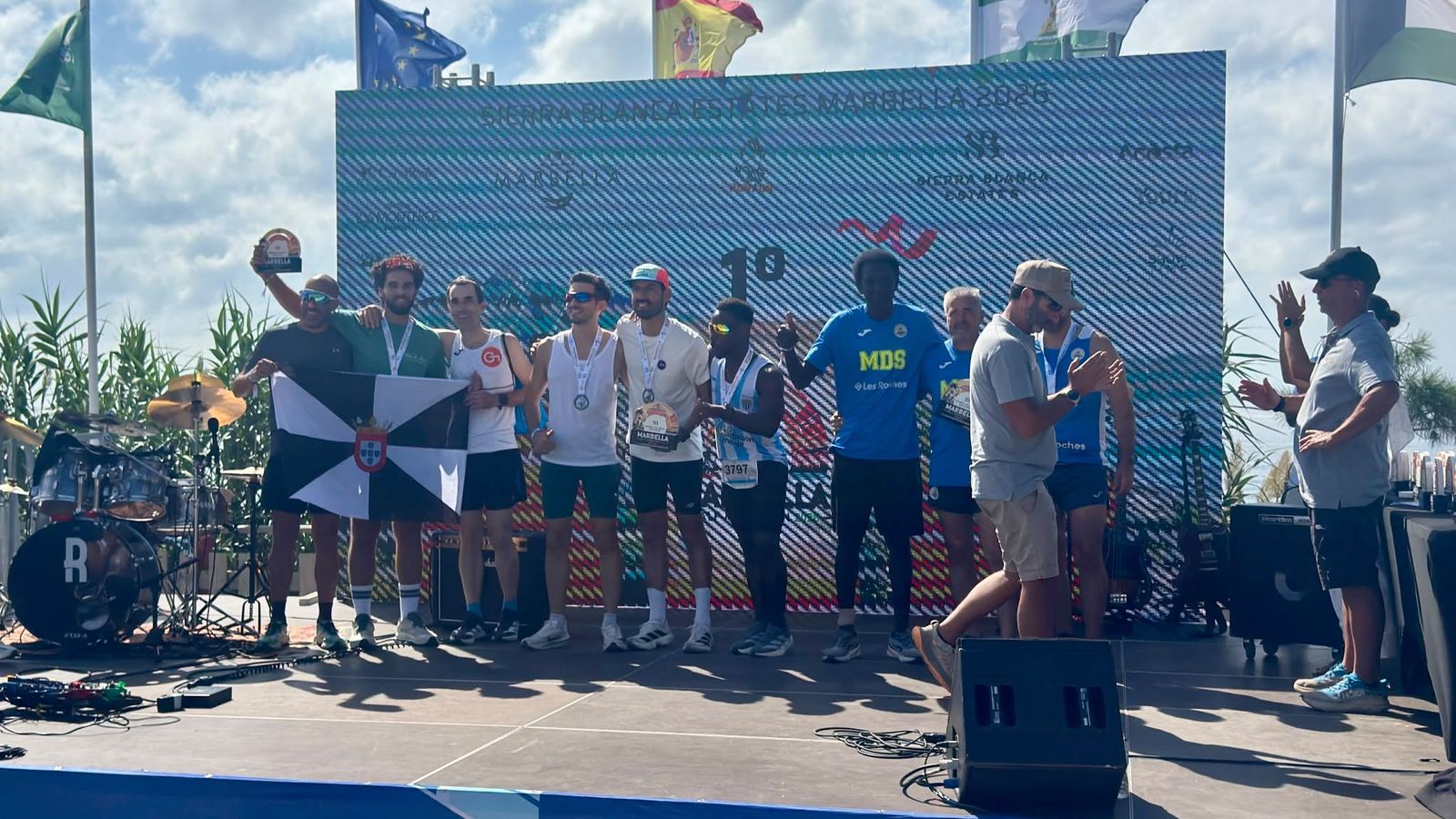 Recogida de medallas