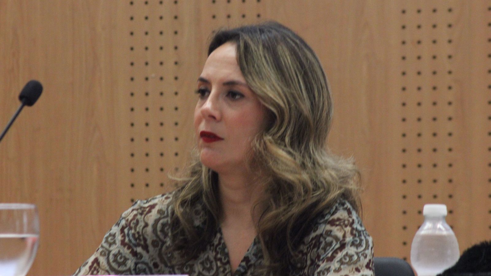 La consejera Pilar Orozco durante el acto.