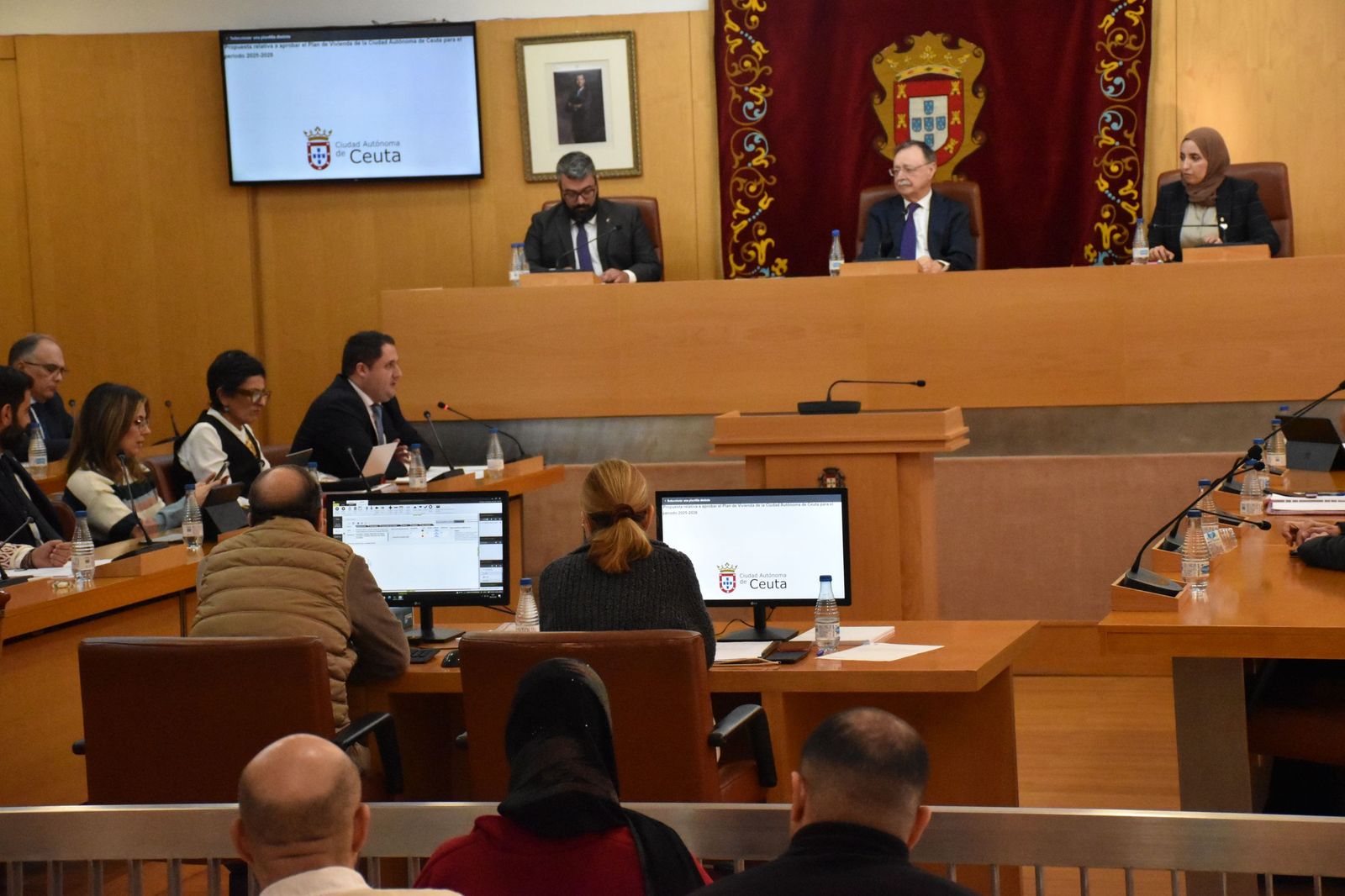 Sesión plenaria de la Asamblea de Ceuta
