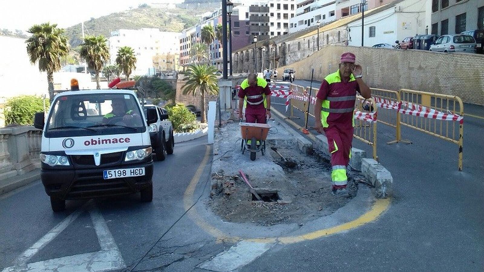 Operarios de Obimace durante su jornada laboral