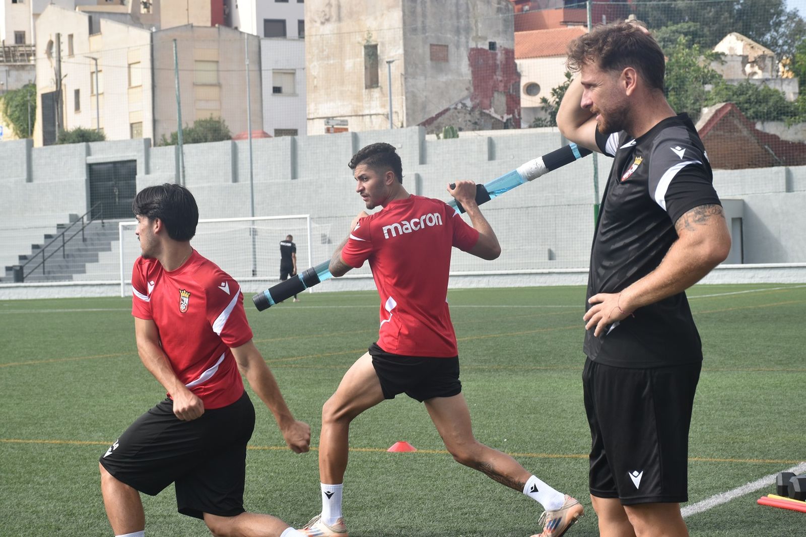 Entrenamiento del filial de la AD Ceuta