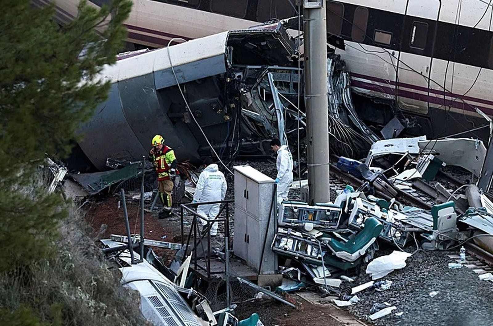 Accidente ferroviario de este domingo
