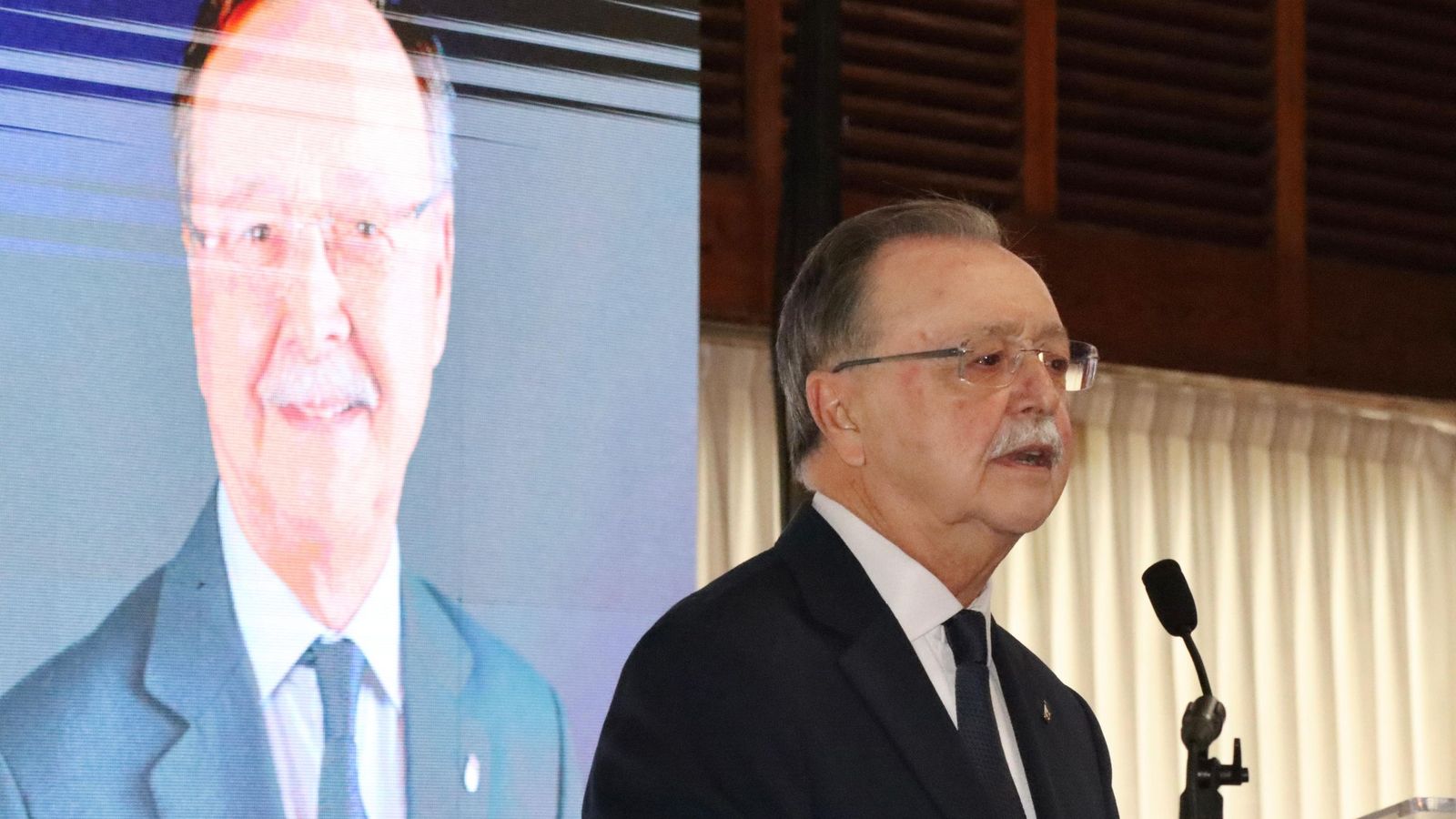 Vivas durante su intervención este martes