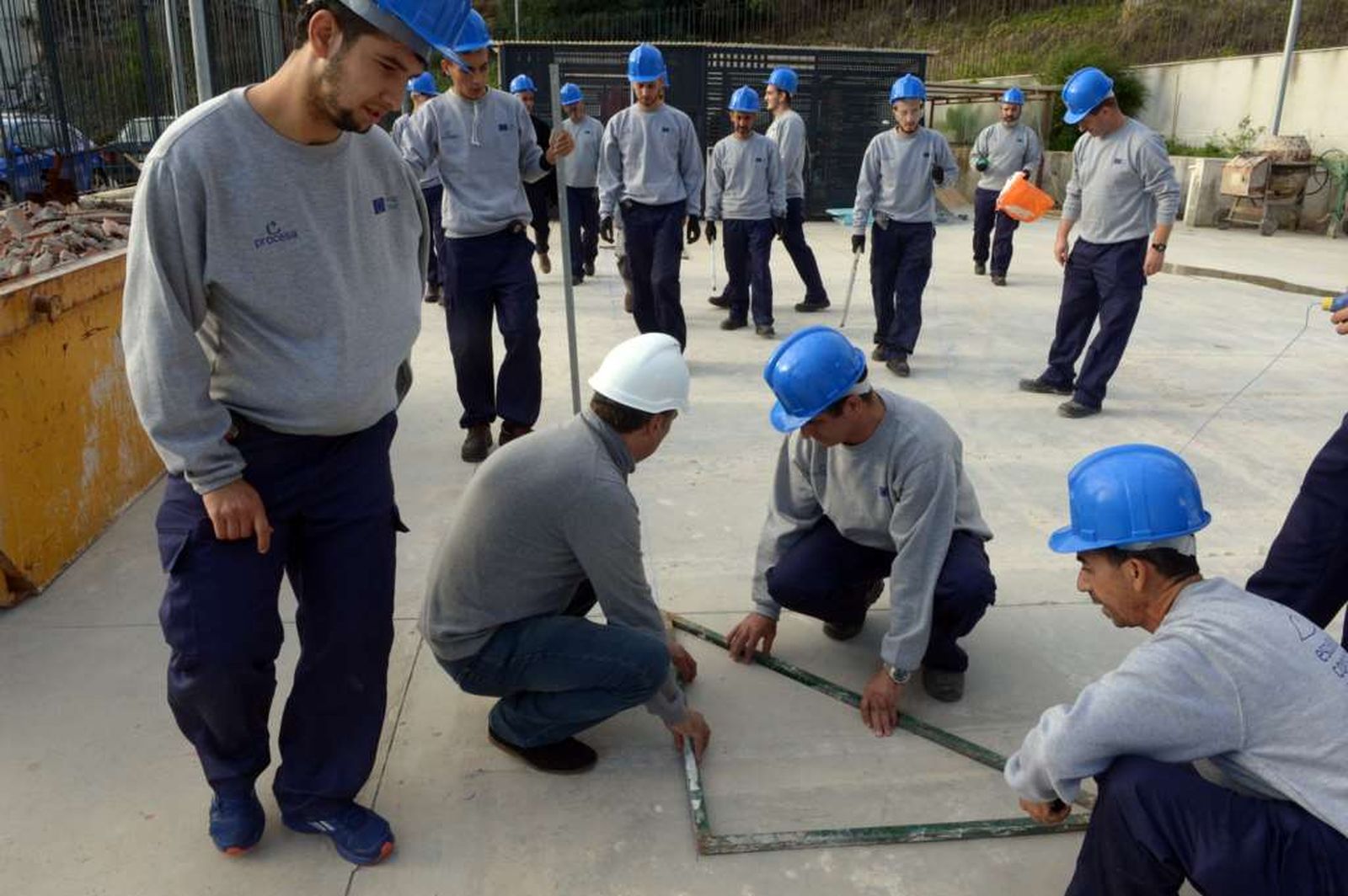 Alumnos de la Escuela de la Construcción de Ceuta