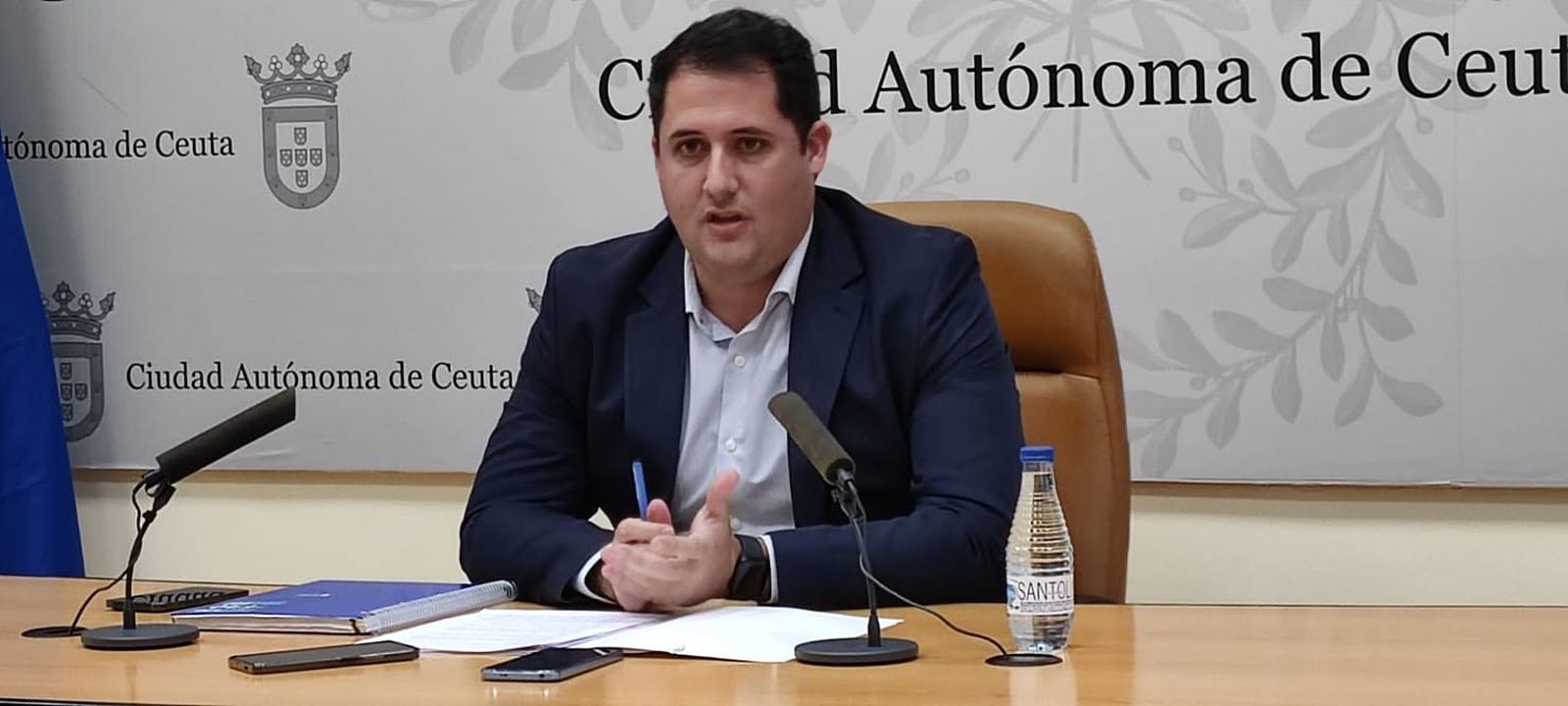 Alejandro Ramírez, durante una rueda de prensa tras el Consejo de Gobierno