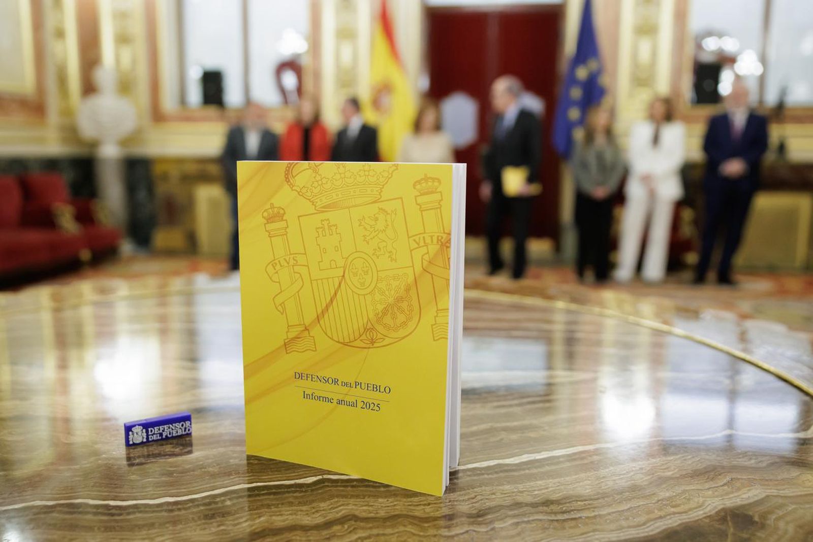 Acto de presentación del informe anual del Defensor del Pueblo celebrado el pasado martes