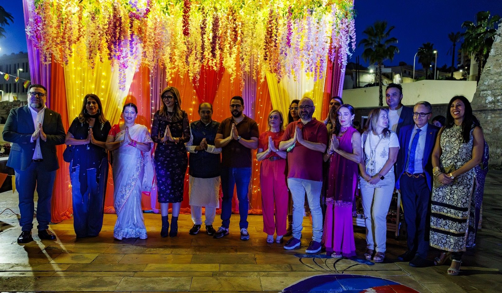 Un momento de las celebraciones del Diwali celebradas en Melilla