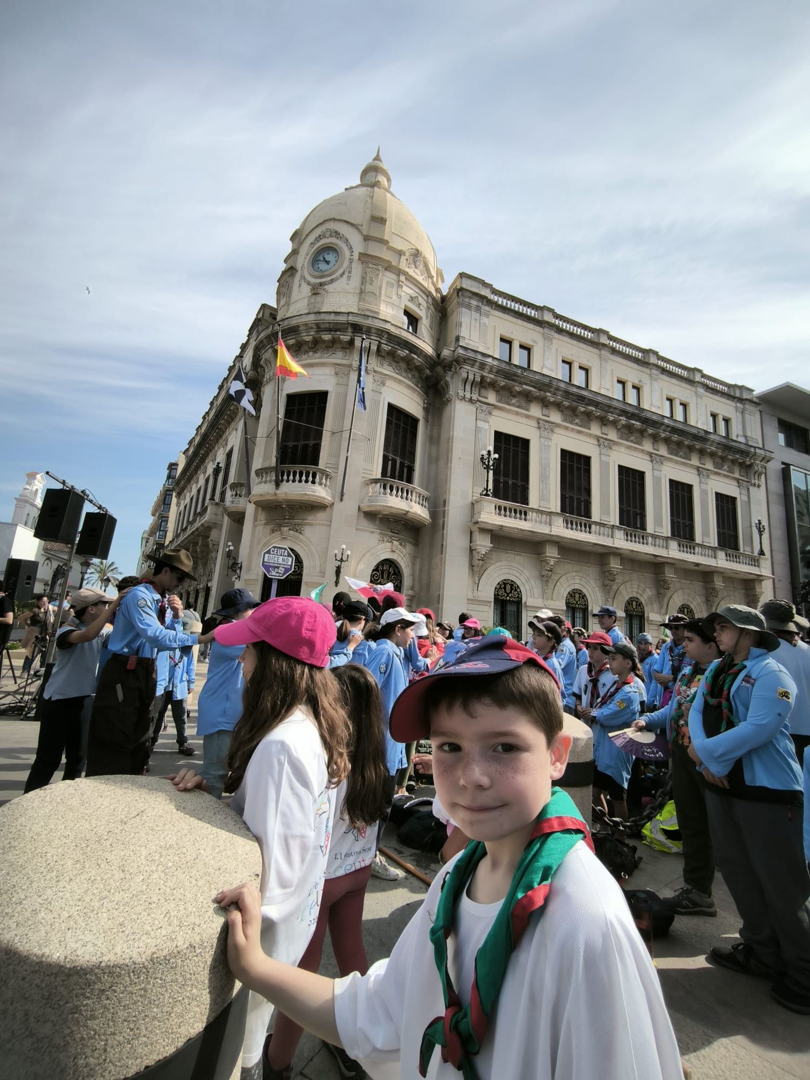 Ceuta da la bienvenida al movimiento scout con una hermosa ceremonia