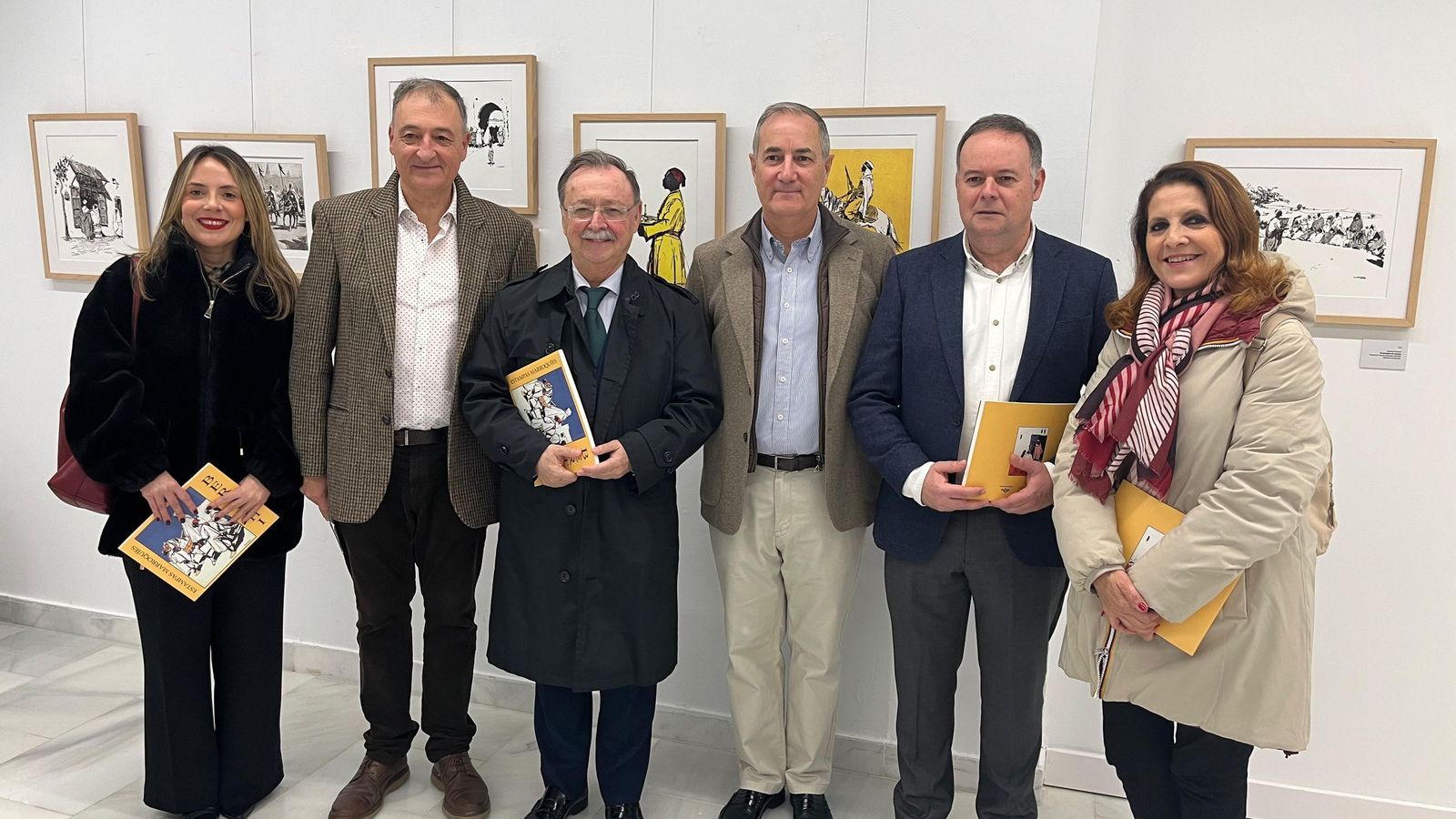 Inauguración de la exposición de pinturas de Mariano Bertuchi 'Estampas marroquíes'