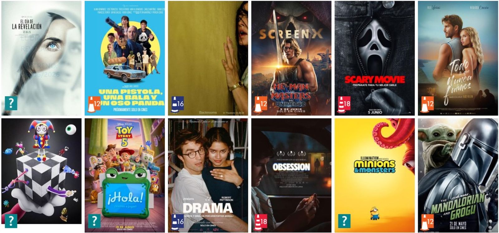Cartelera cines Marina este fin de semana