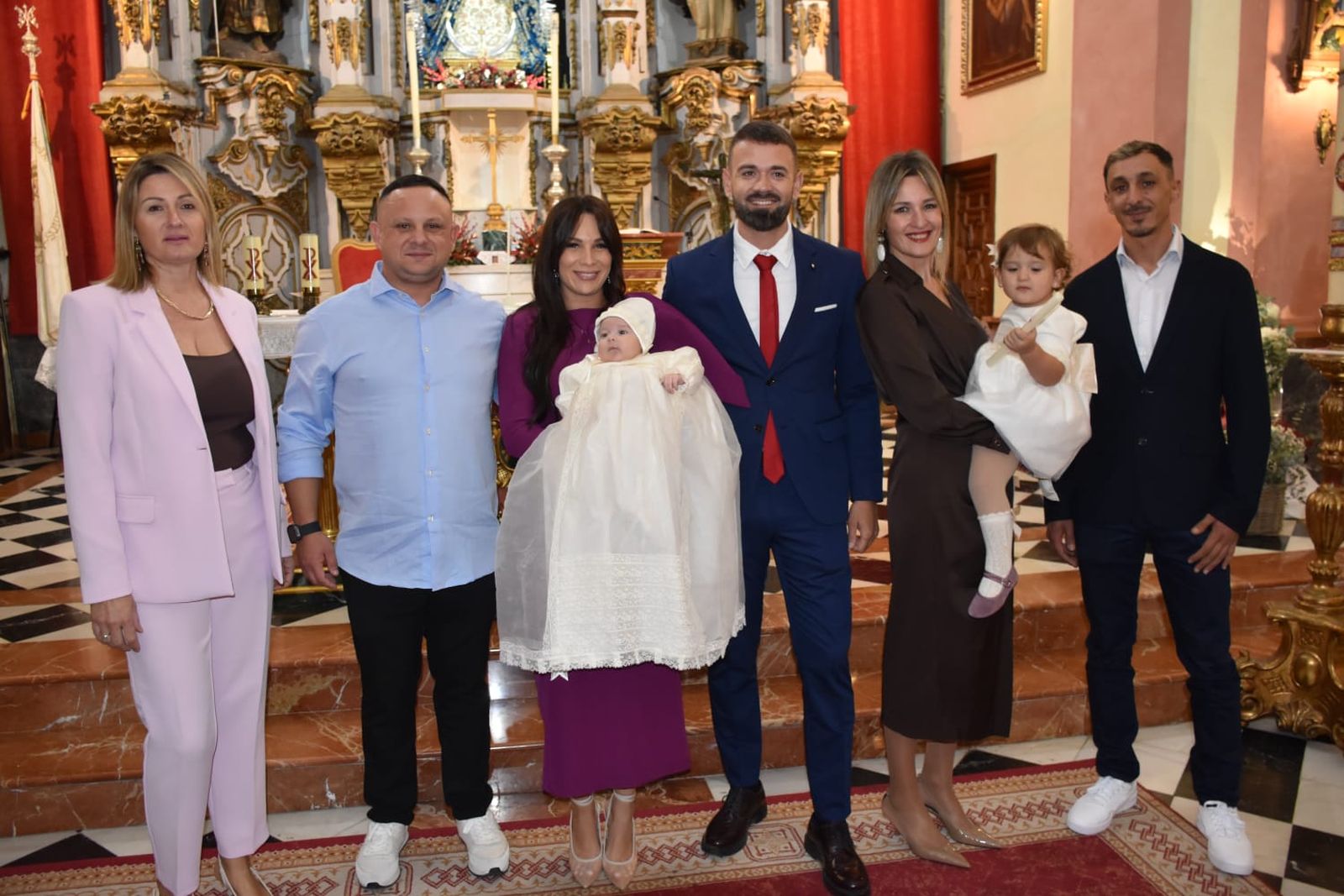 El bautizo de los hermanos Antonio y Jimena