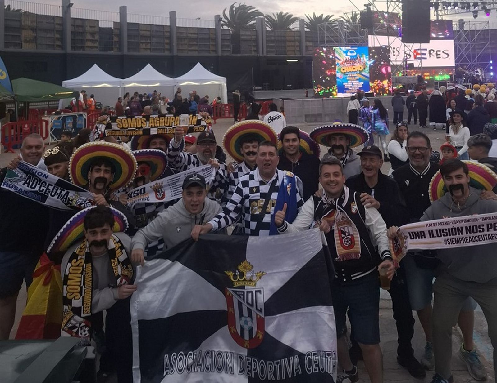 Afición de la AD Ceuta