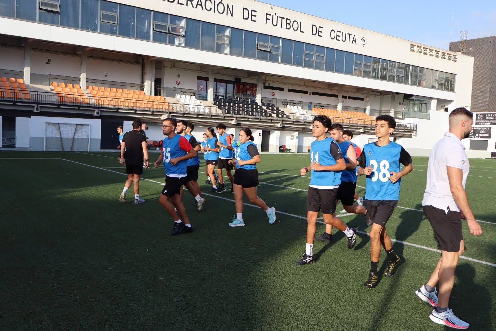 Entrenamientos de los árbitros ceutíes