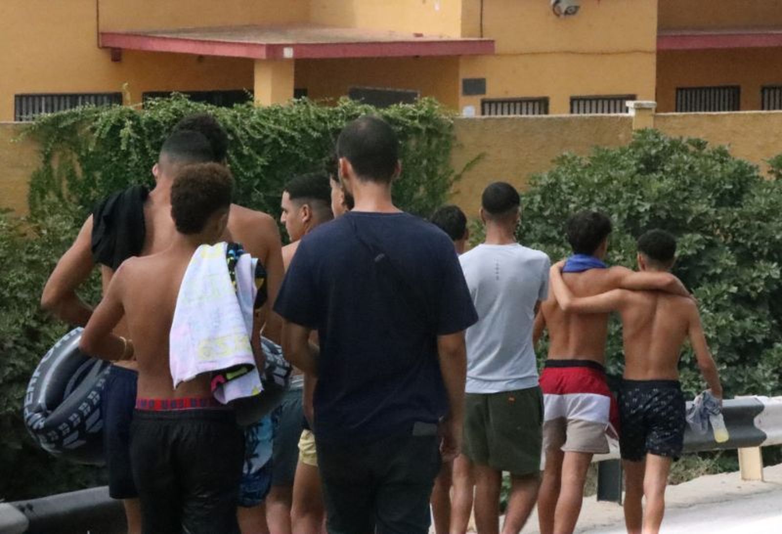 Menores extranjeros en Ceuta.
