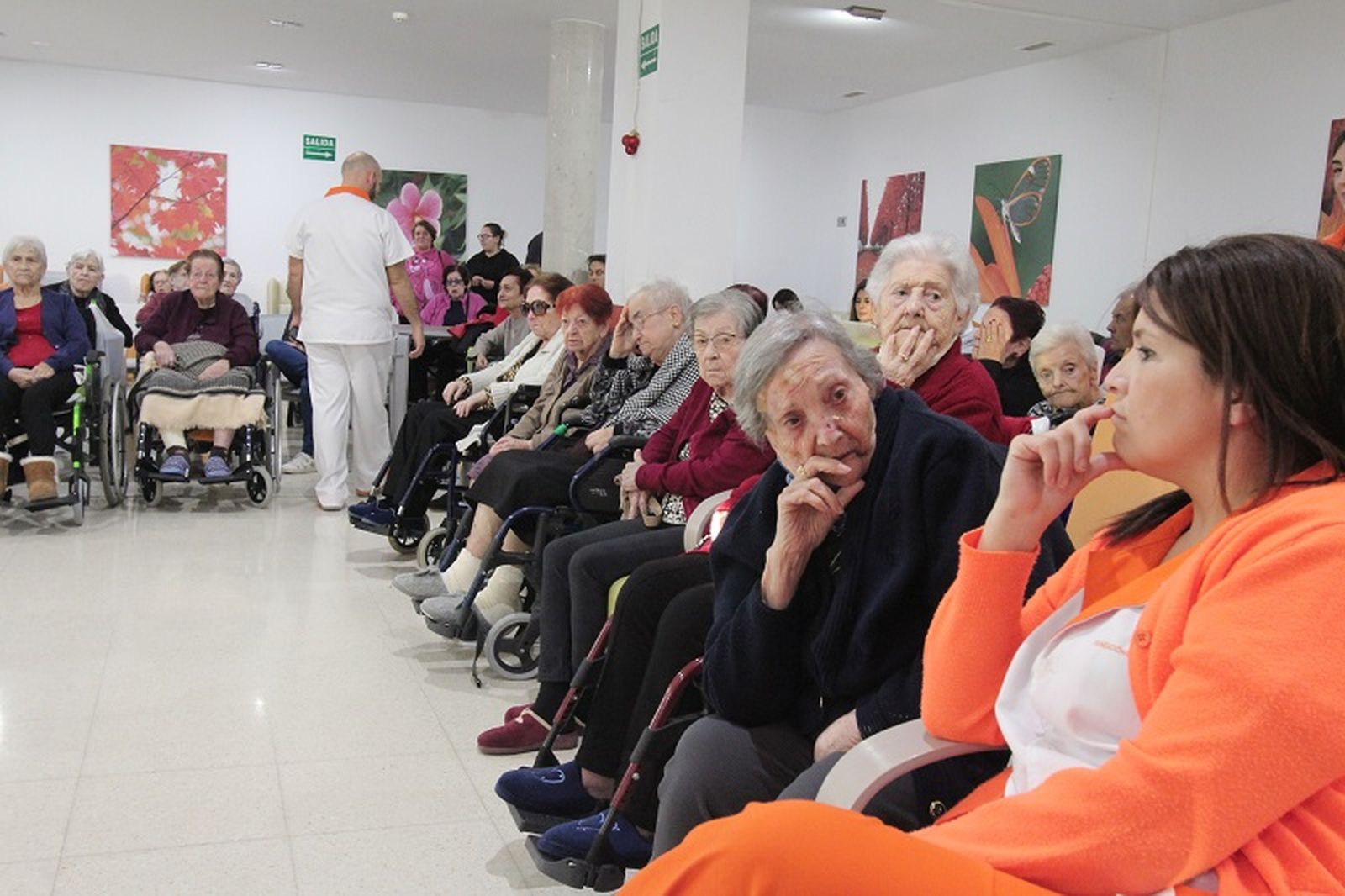 Usuarios en la residencia Gerón de Ceuta. / FOTO REDUAN Usuarios en la residencia Gerón de Ceuta. / FOTO REDUAN