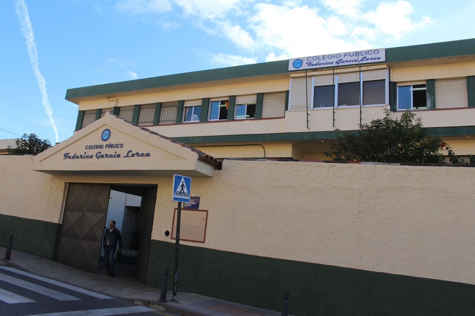 Fachada del colegio Federico García Lorca