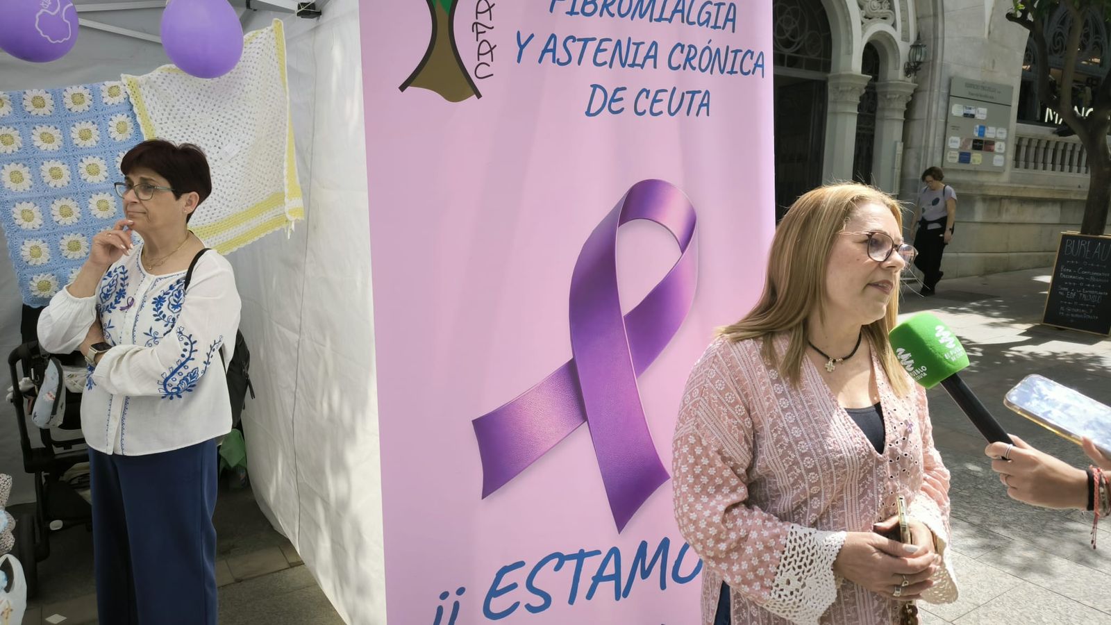 La administrativa de la Asociación Fibromialgia, Teresa Romero, en declaraciones a El Pueblo