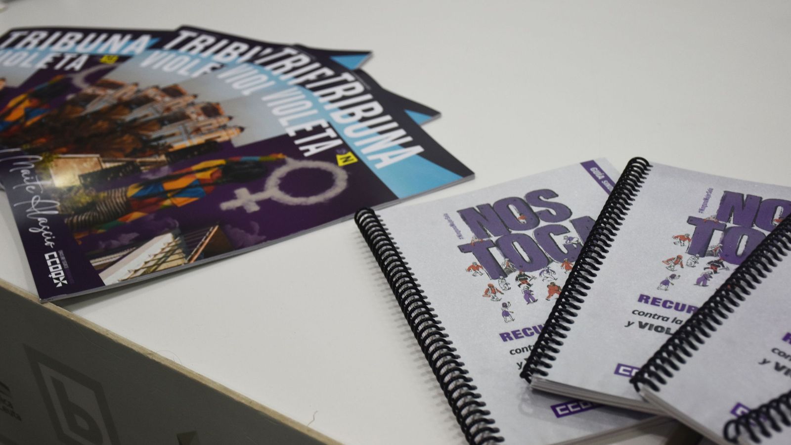 Nueva edición de la revista Tribuna Violeta y la guía sindical contra la violencia de género de CCOO