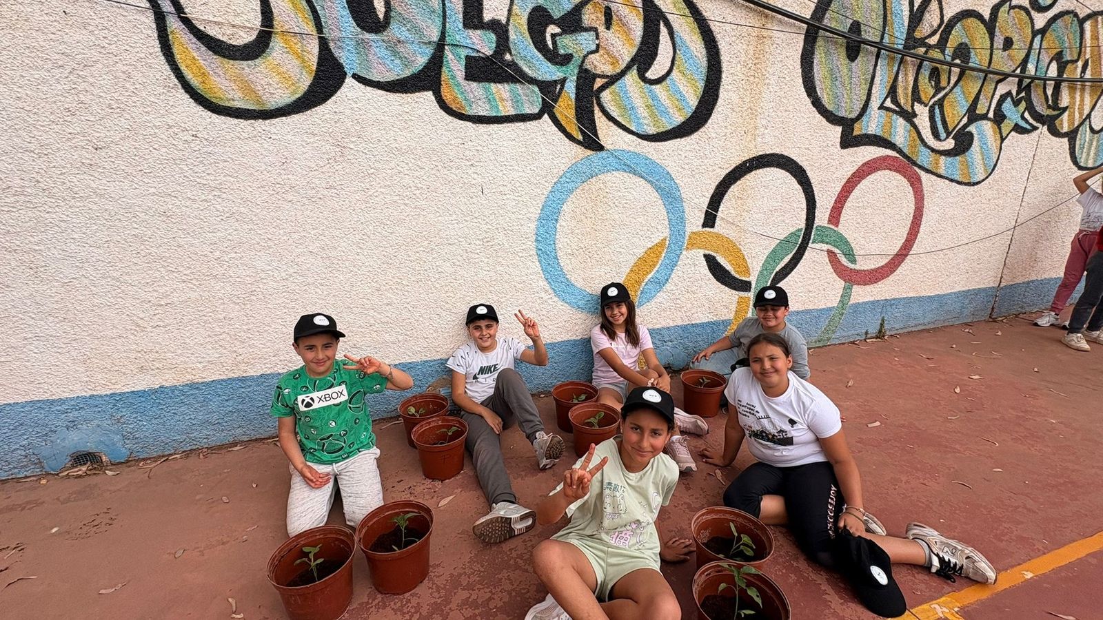 Alumnos del CEIP Reina Sofía durante las jornadas