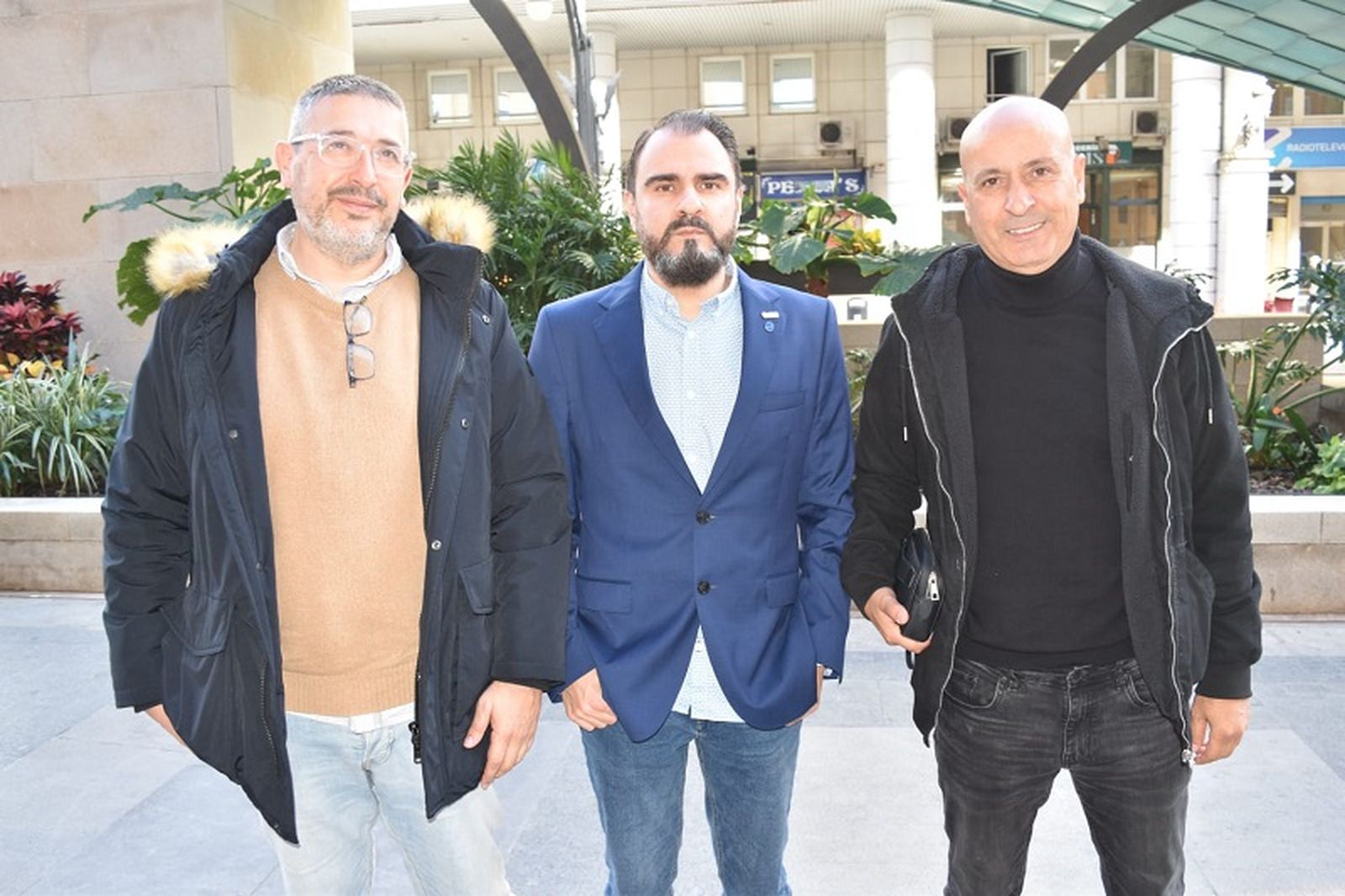 Visita del secretario de Organización de la AUGC, Germán Gómez./ FOTO NICOL'S