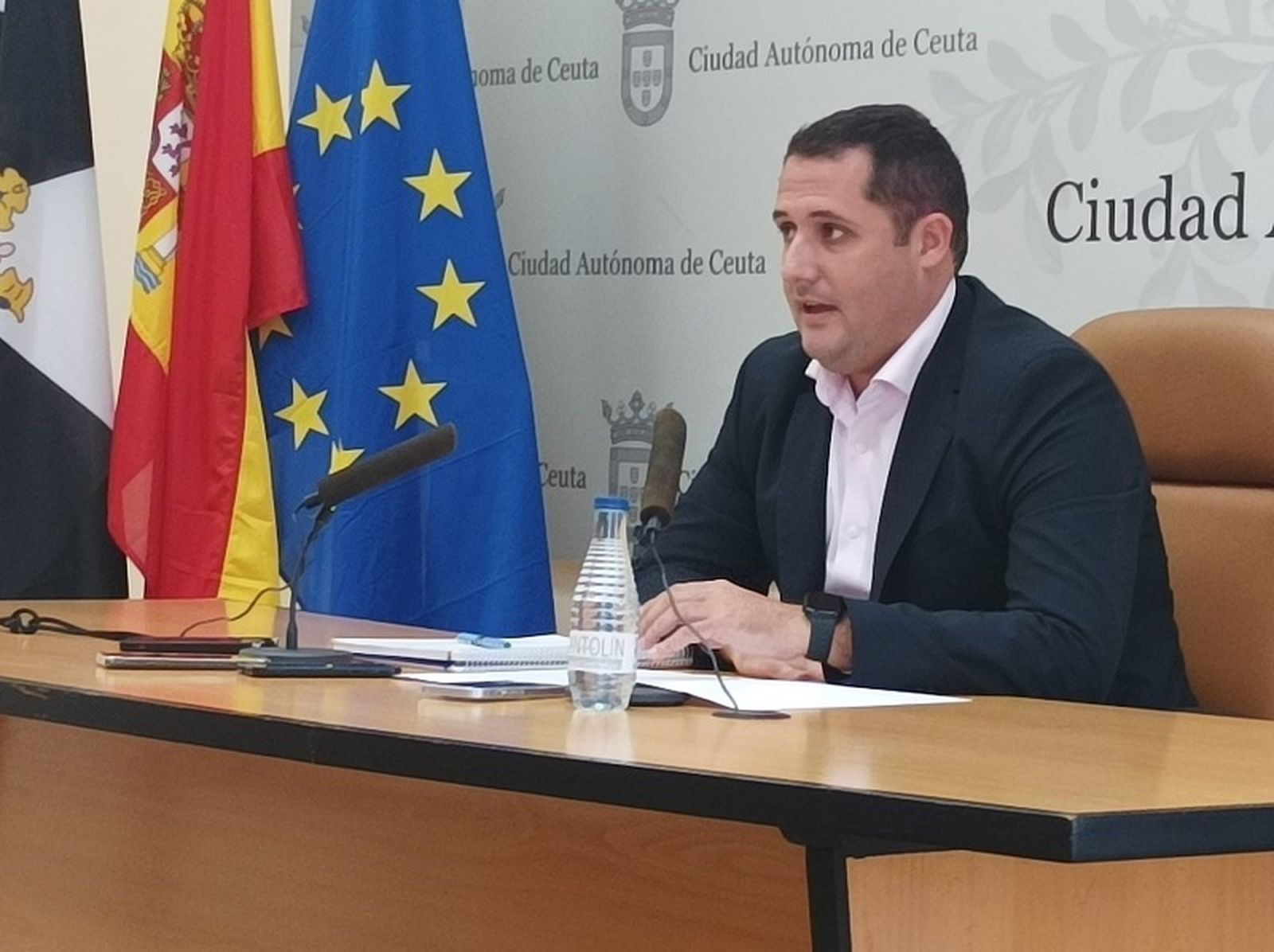 Alejandro Ramírez, portavoz del Gobierno, durante el Consejo de este miércoles / FOTO NICOL´S