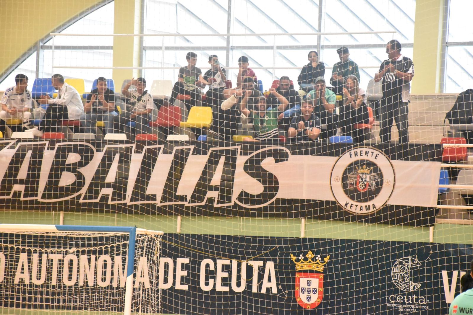 Partido AD Ceuta frente al Burela