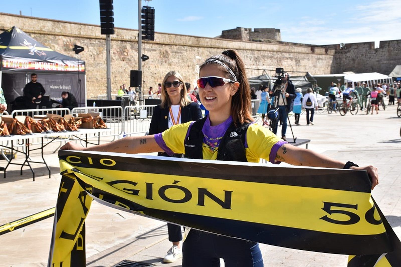 María Romero tras su victoria este sábado. / FOTO NICOL'S