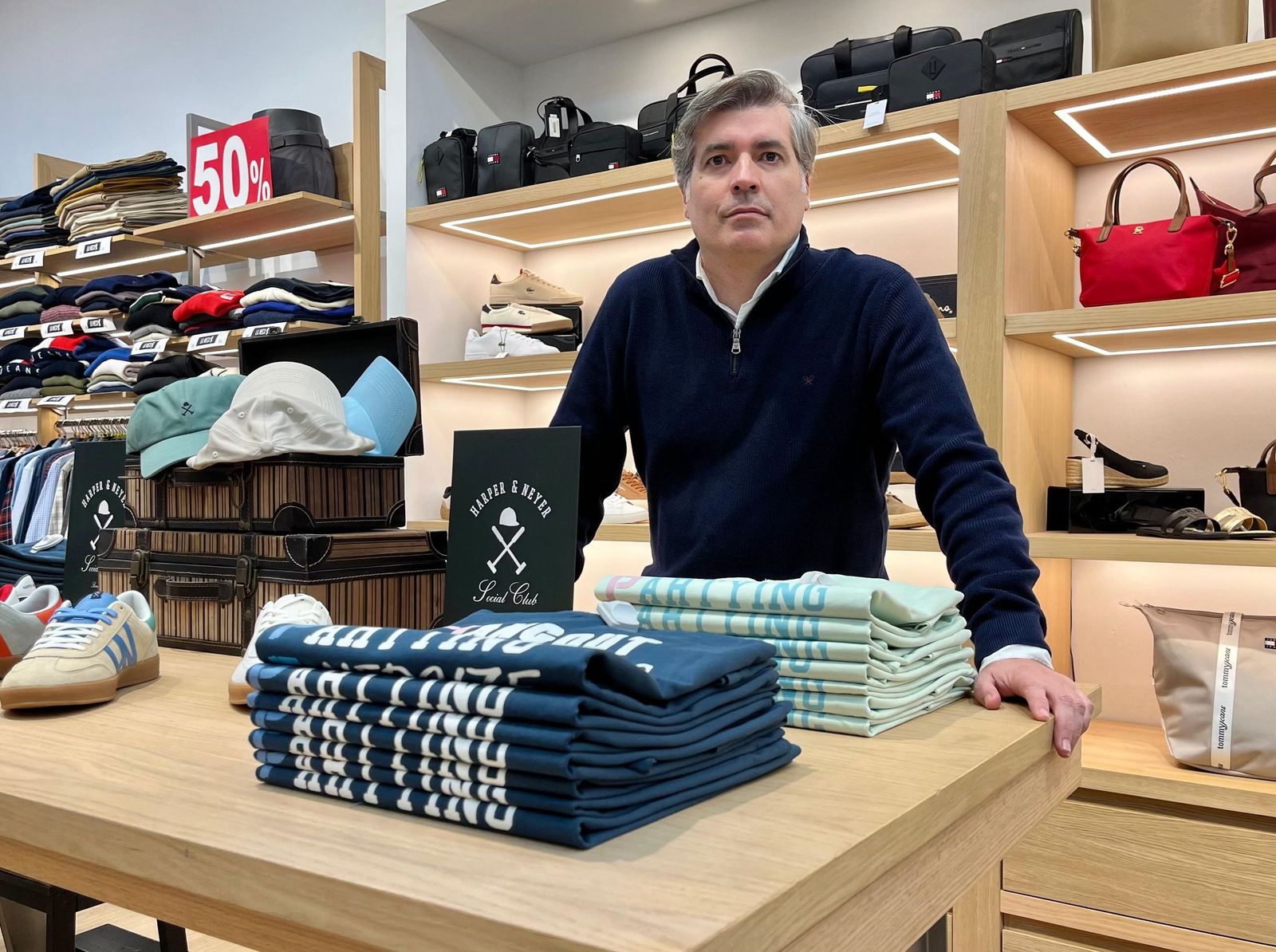 El presidente del Centro Comercial Abierto, Sergio Ramírez