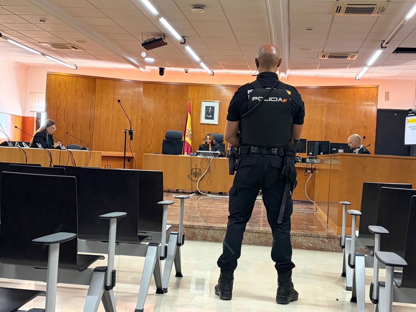 Imagen del juicio celebrado este lunes por la Sección de lo Penal de Ceuta.