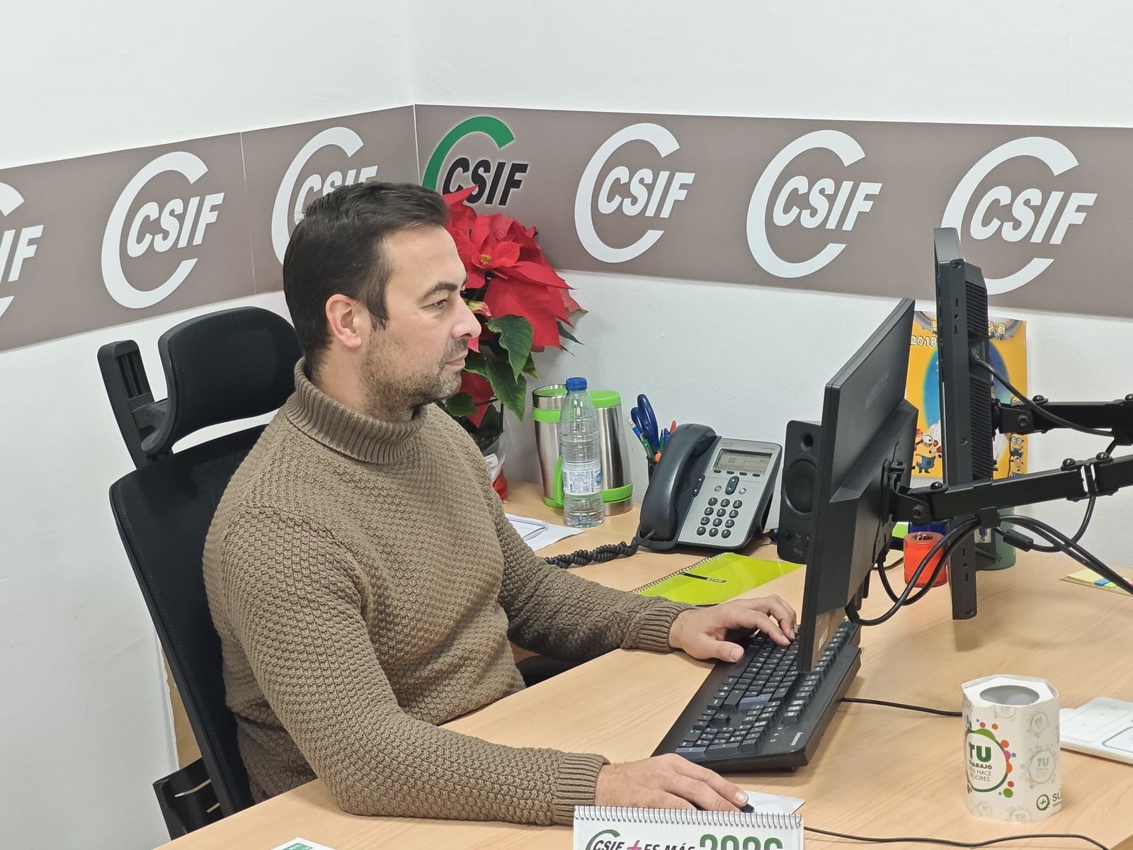 Iván Ramos, presidente del Sector de Administración Local y vicepresidente autonómico de CSIF.