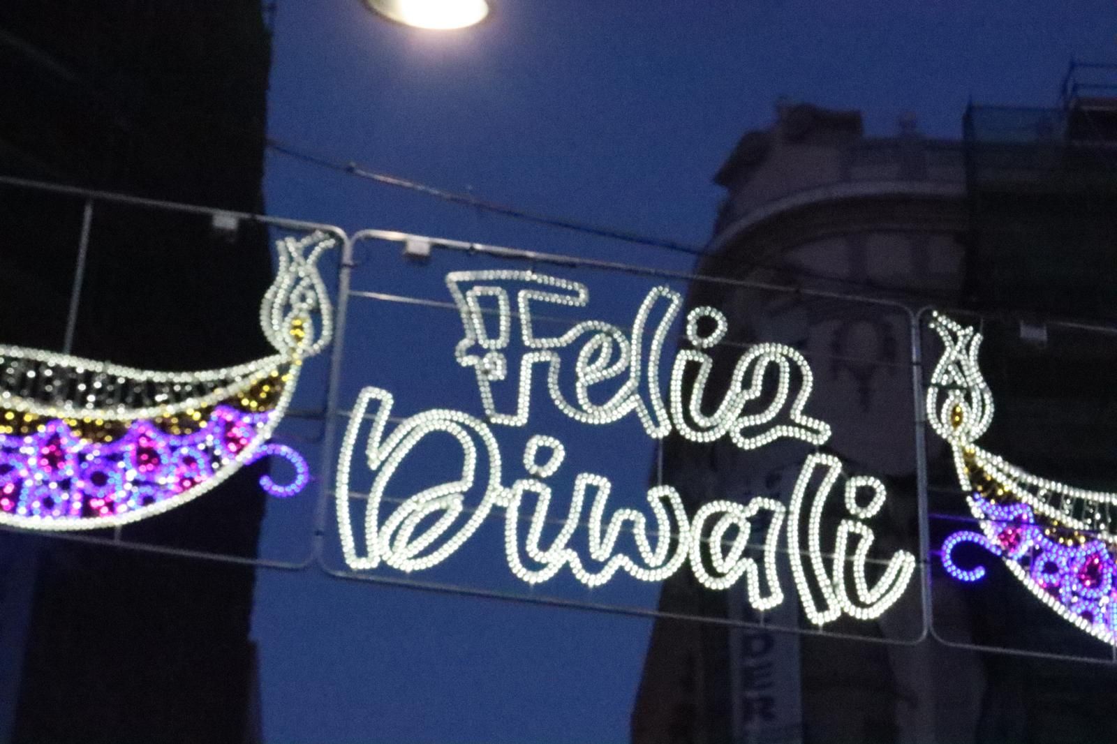 Luces de inauguración de la fiesta de la luz.
